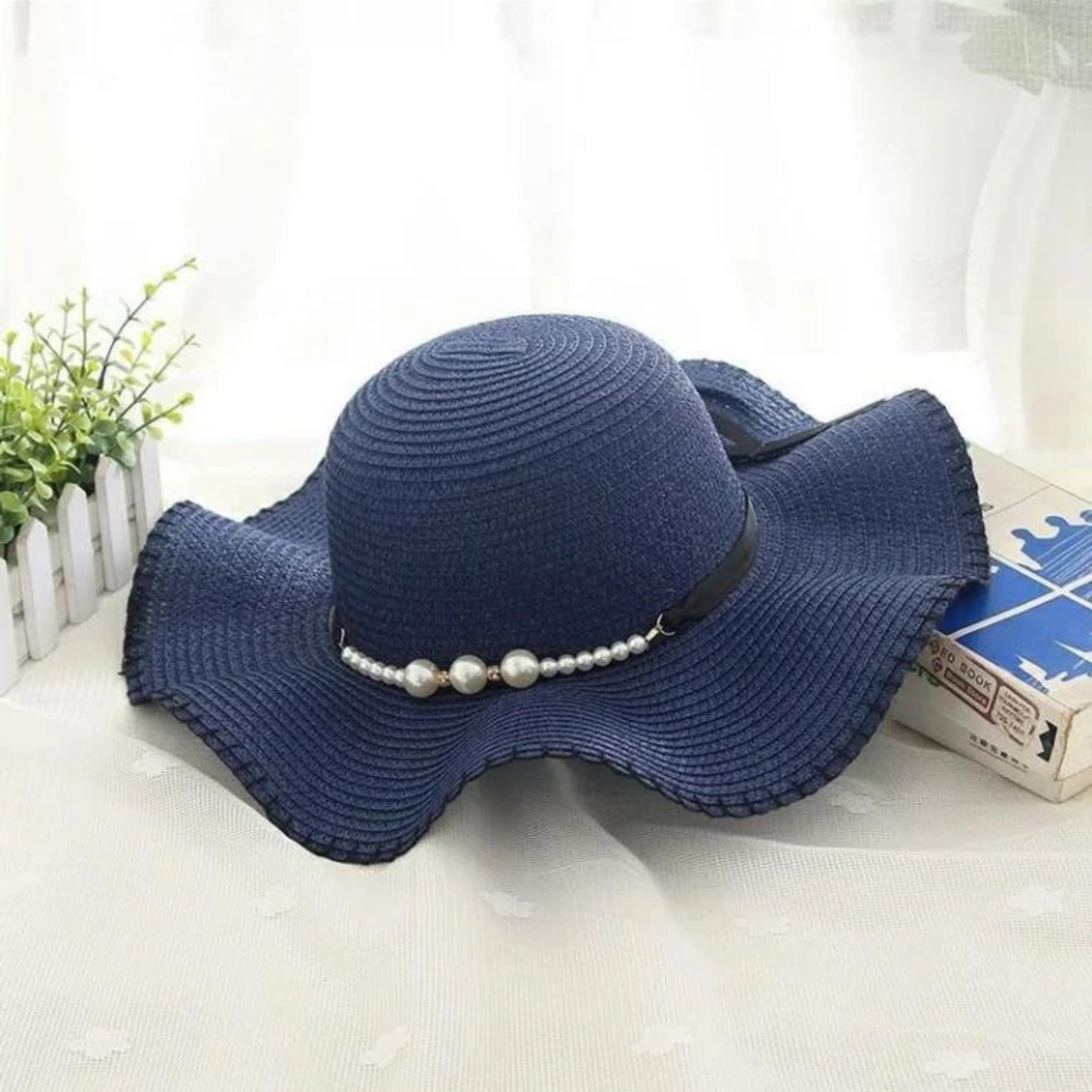 NÓN CỐI ĐI BIỂN ĐÍNH HỘT