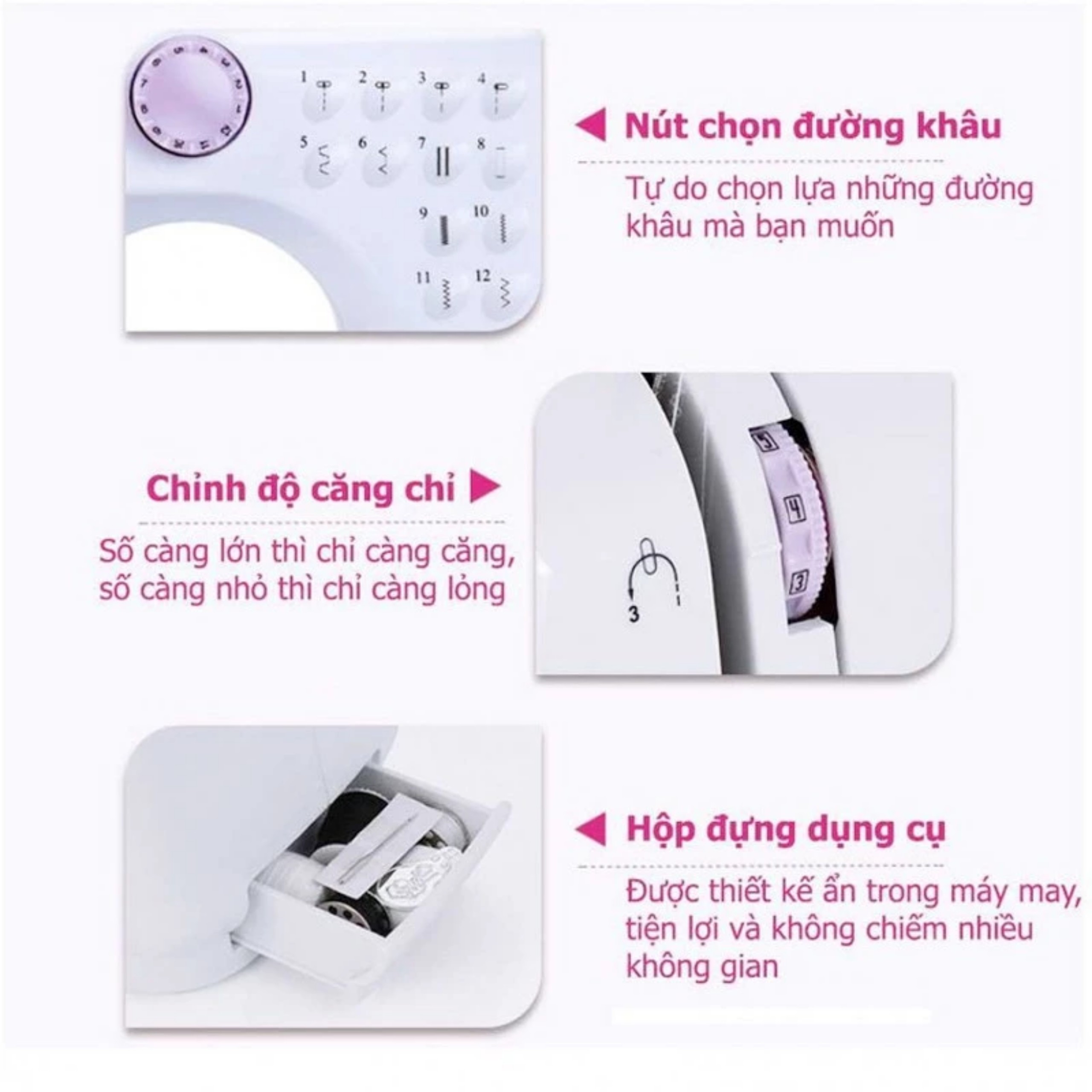 MÁY MAY MINI GIA ĐÌNH UFR705