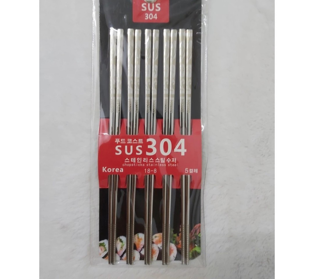 BỘ 5 ĐÔI ĐŨA INOX