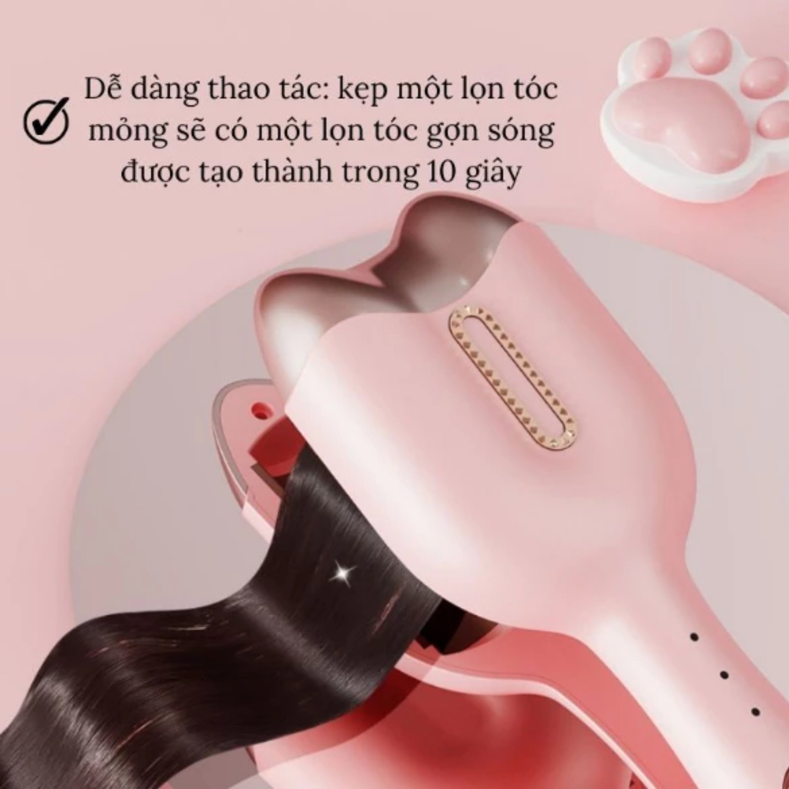 MÁY BẤM UỐN TÓC XOĂN HIPPE