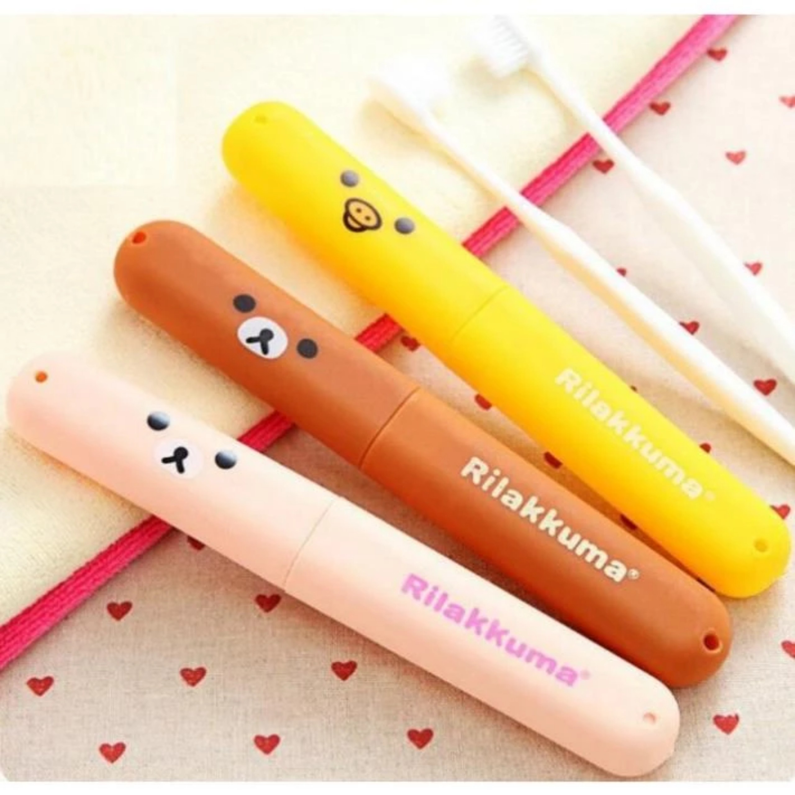 SET 2 ỐNG ĐỰNG BÀN CHẢI GẤU