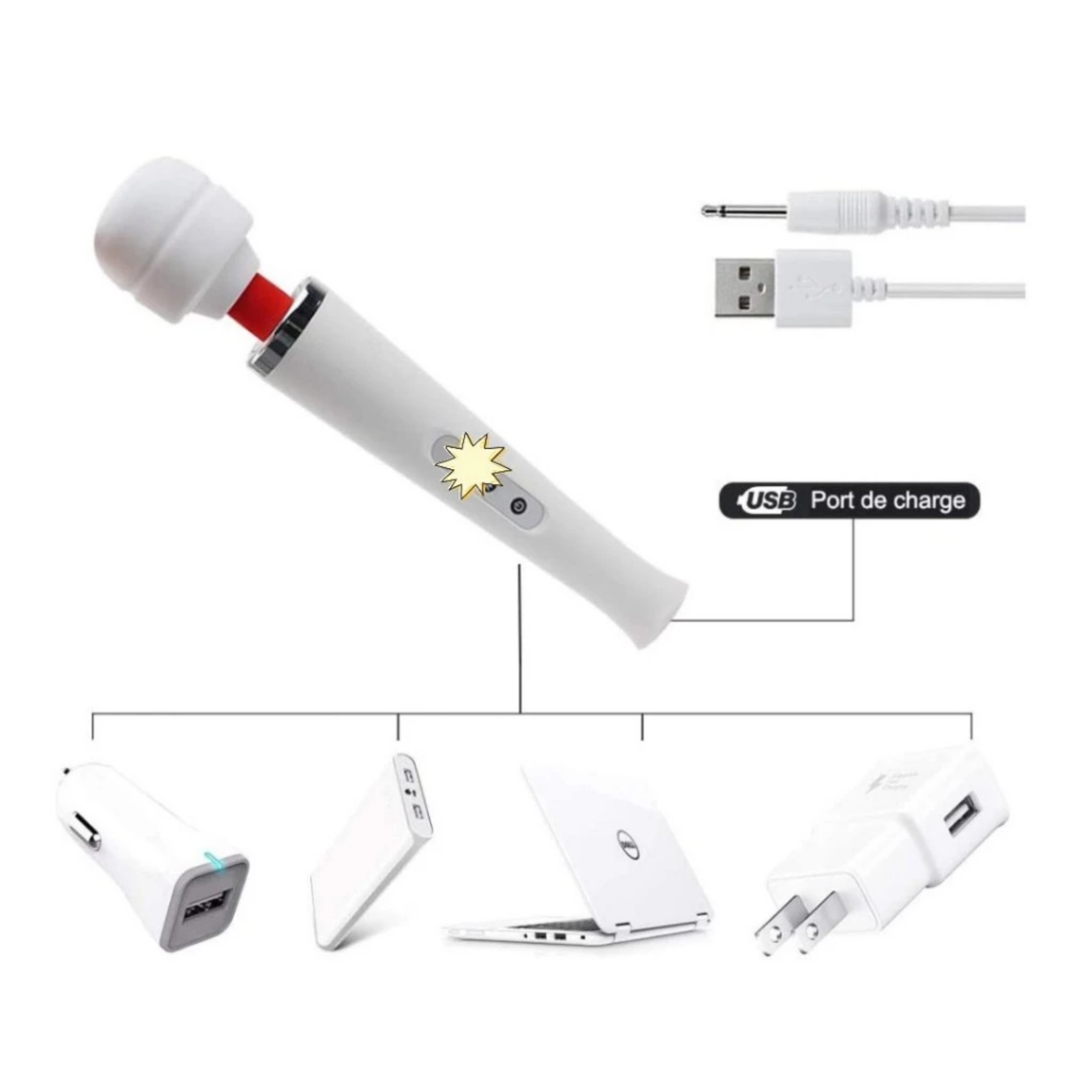 CÂY MASSAGE CẦM TAY LOẠI SẠC