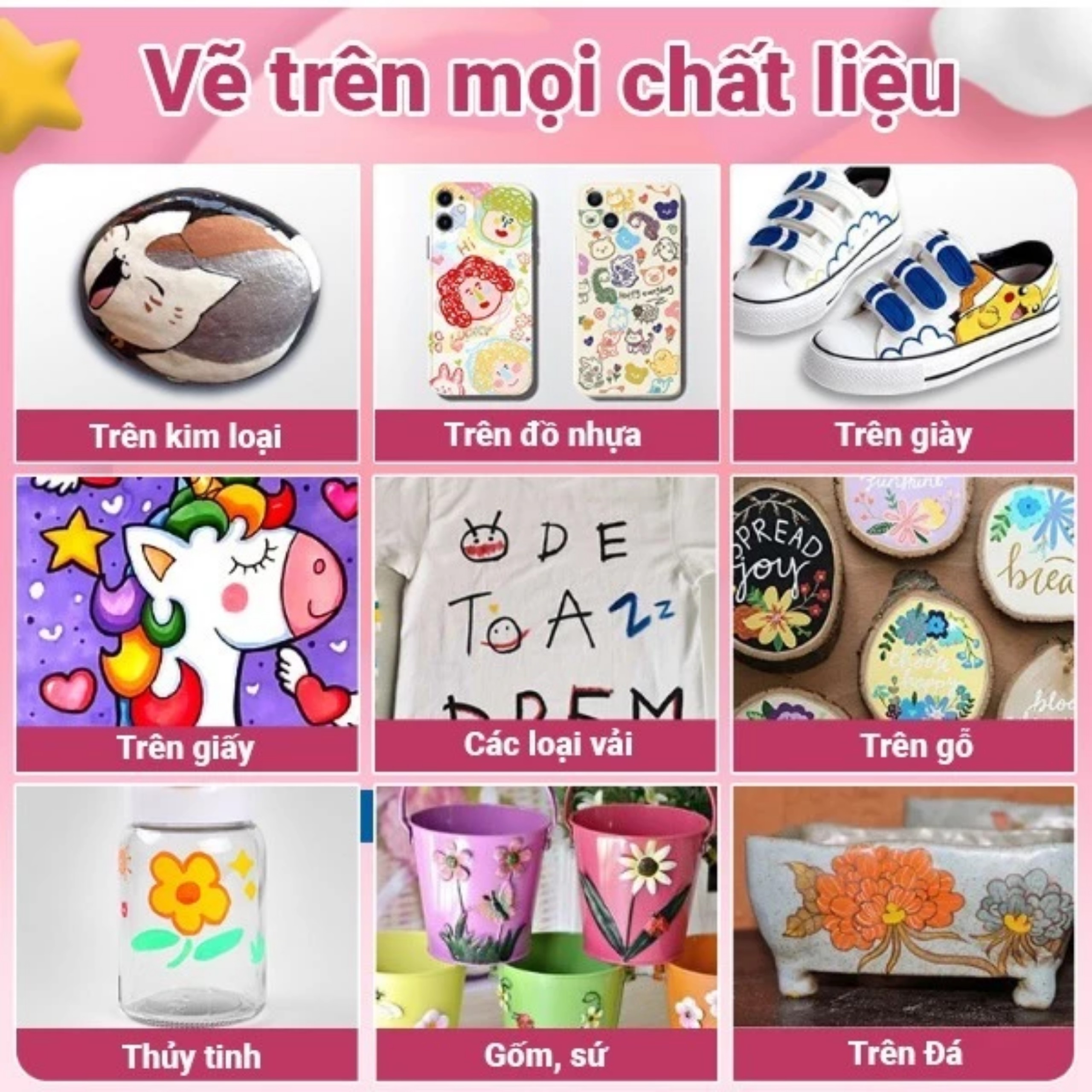 HỘP 48 BÚT MÀU ACRYLIC