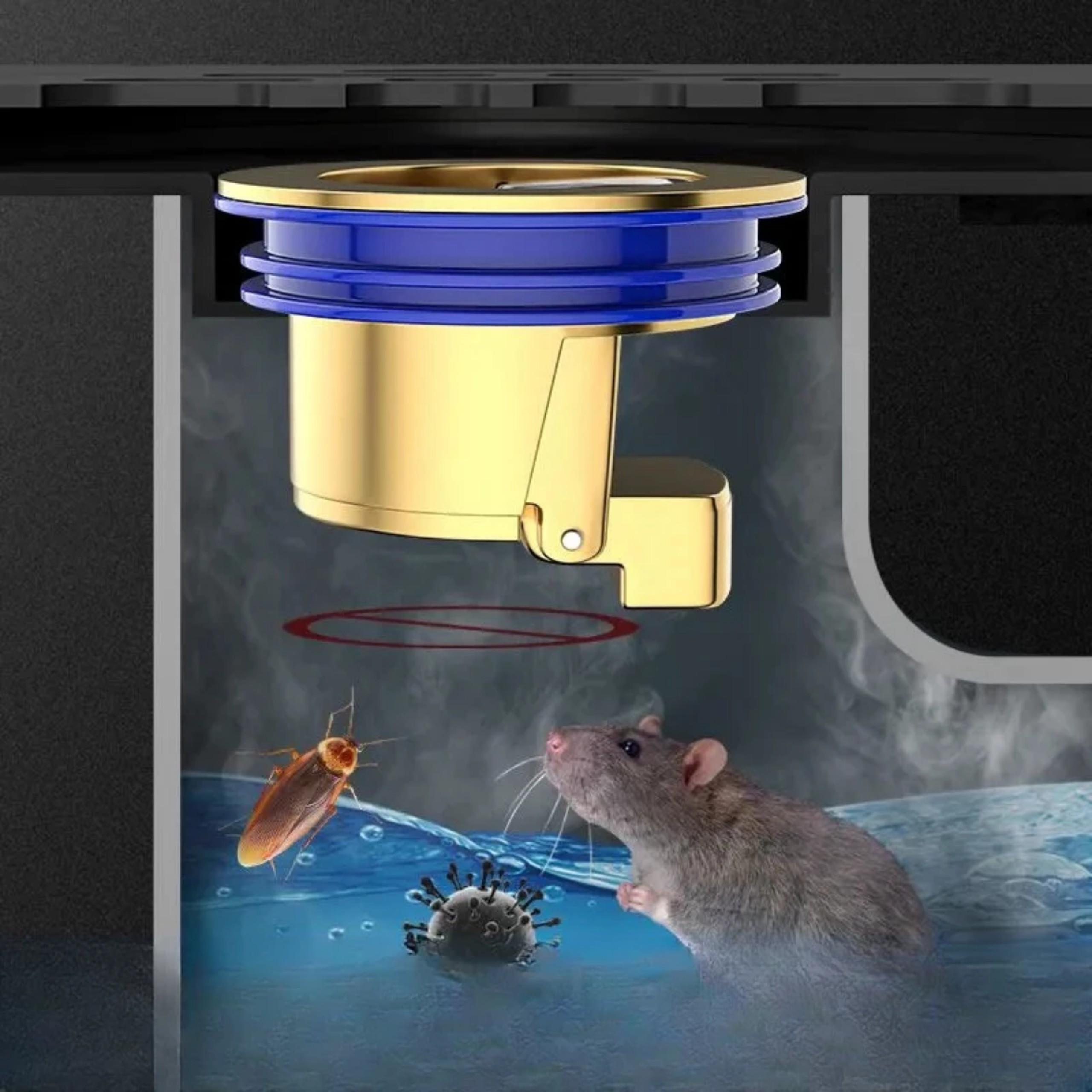 NẮP ĐẬY CỐNG THOÁT NƯỚC SÀN NHÀ NGĂN MÙI HÔI, CÔN