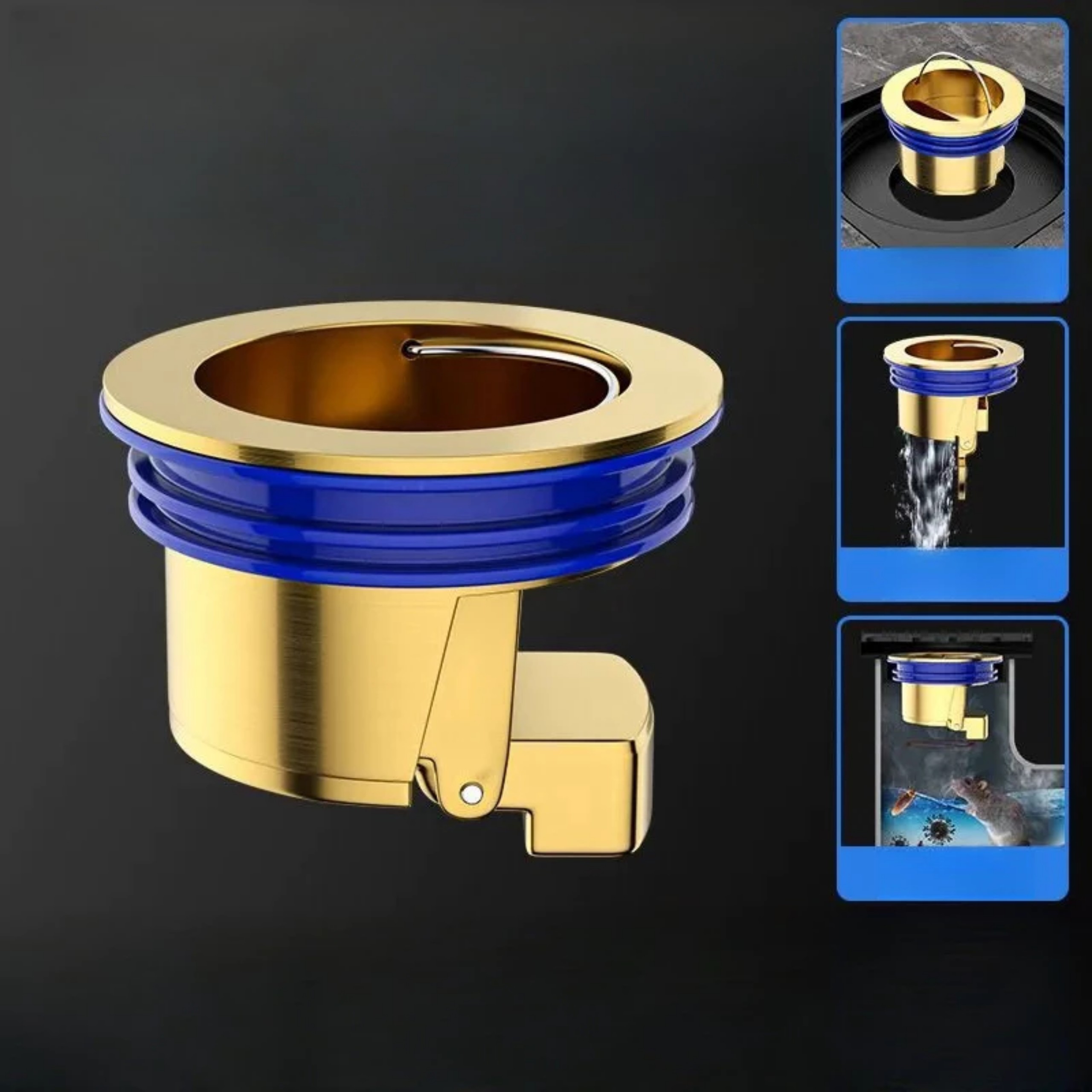 NẮP ĐẬY CỐNG THOÁT NƯỚC SÀN NHÀ NGĂN MÙI HÔI, CÔN