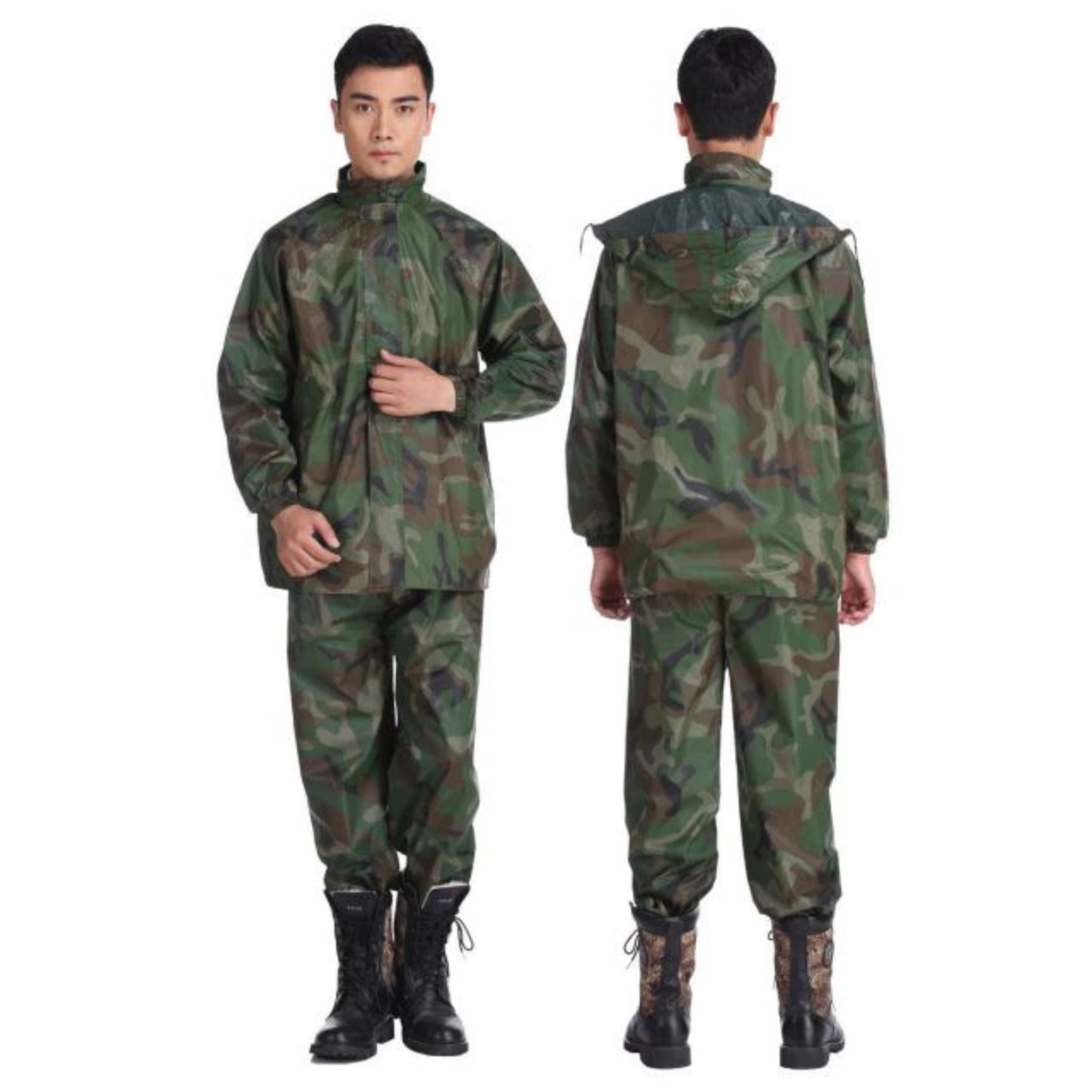 ÁO MƯA BỘ VẢI DÙ MẪU LÍNH