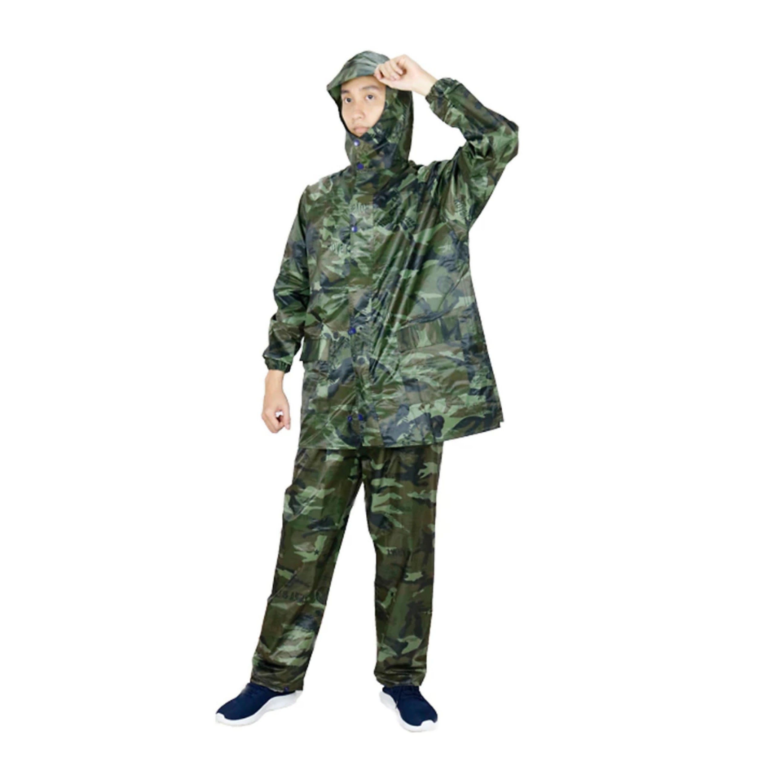 ÁO MƯA BỘ VẢI DÙ MẪU LÍNH