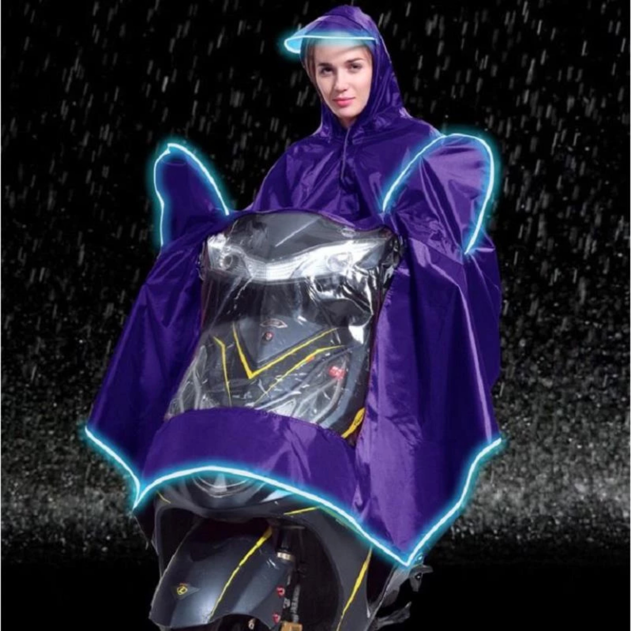 ÁO MƯA TRÙM GƯƠNG 1 ĐẦU