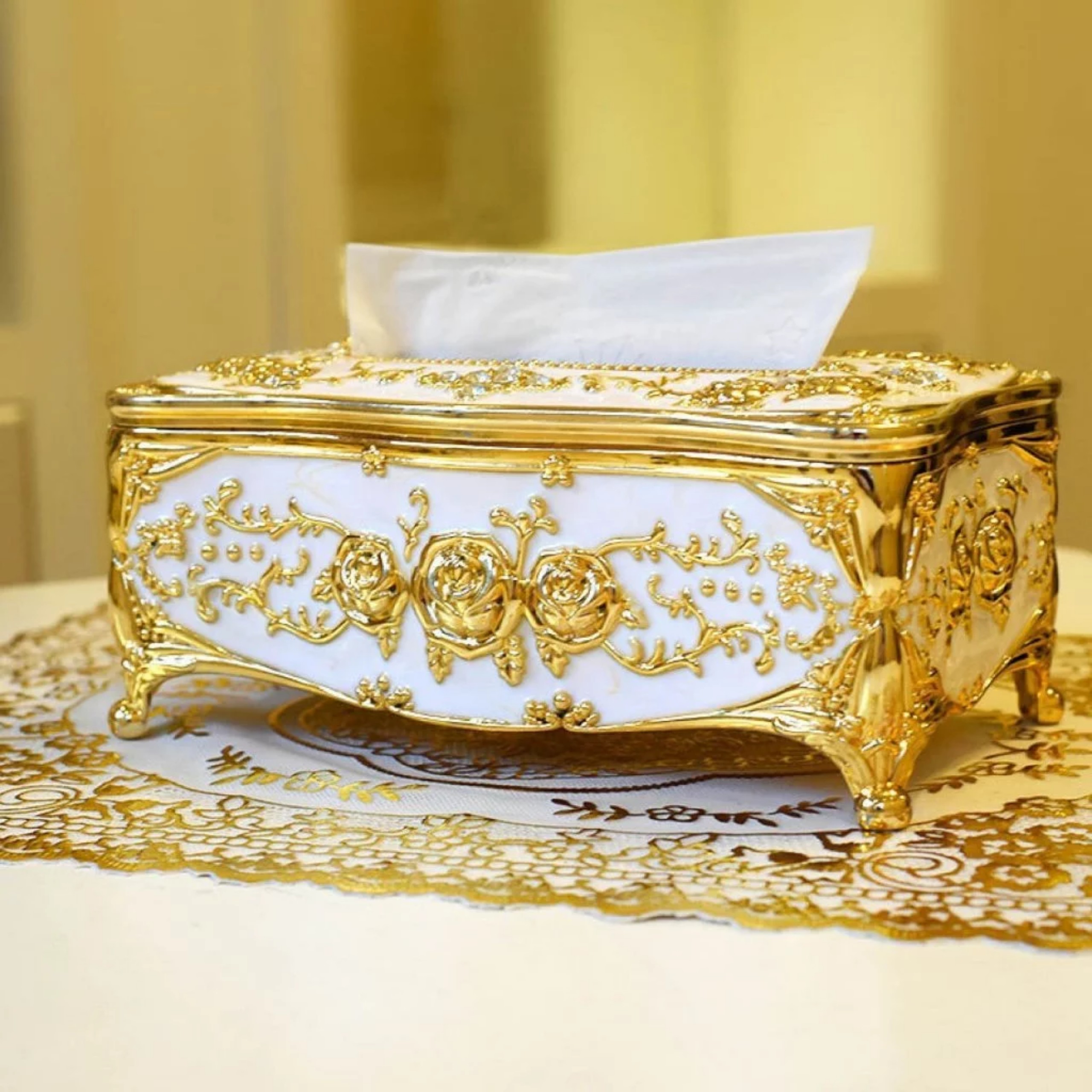 HỘP ĐỰNG GIẤY MẠ VÀNG