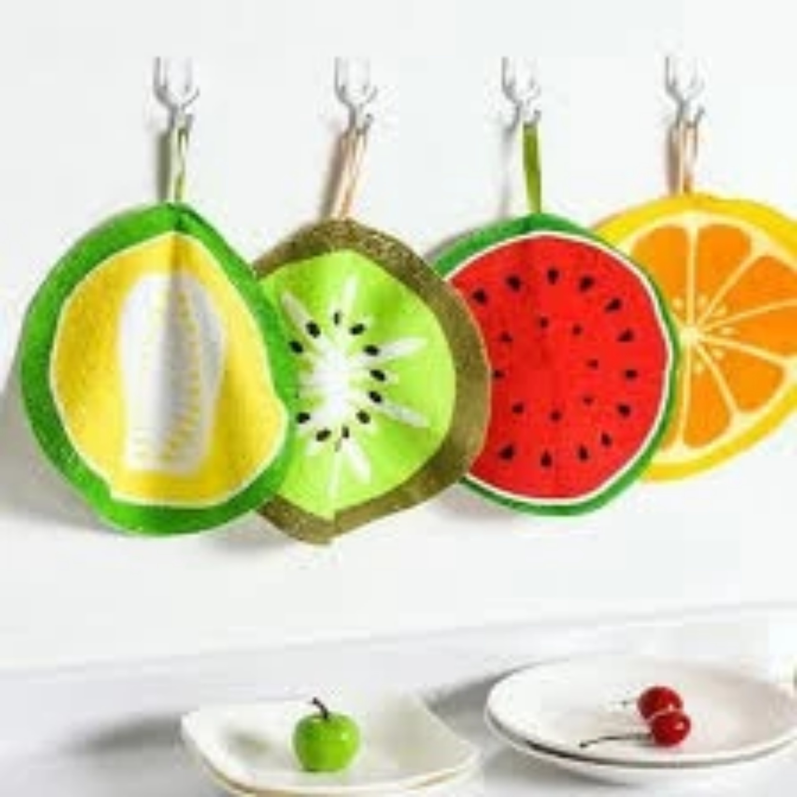 SET 5 KHĂN LAU TAY HÌNH TRÁI CÂY NGỘ NGHĨNH