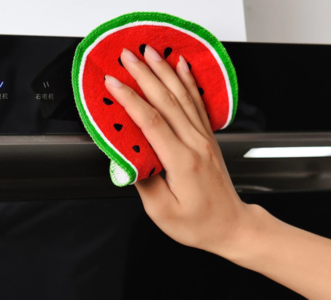 SET 5 KHĂN LAU TAY HÌNH TRÁI CÂY NGỘ NGHĨNH