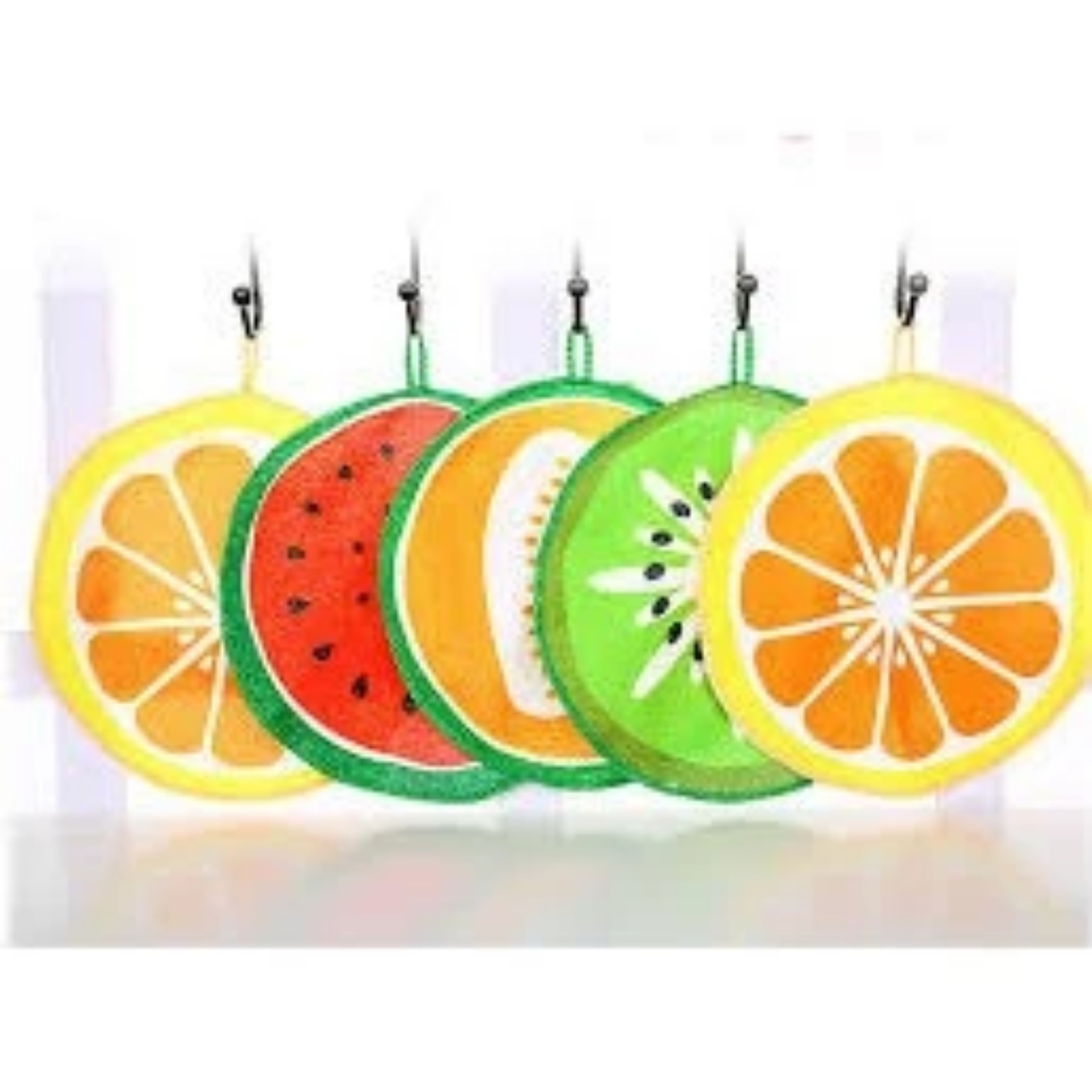 SET 5 KHĂN LAU TAY HÌNH TRÁI CÂY NGỘ NGHĨNH