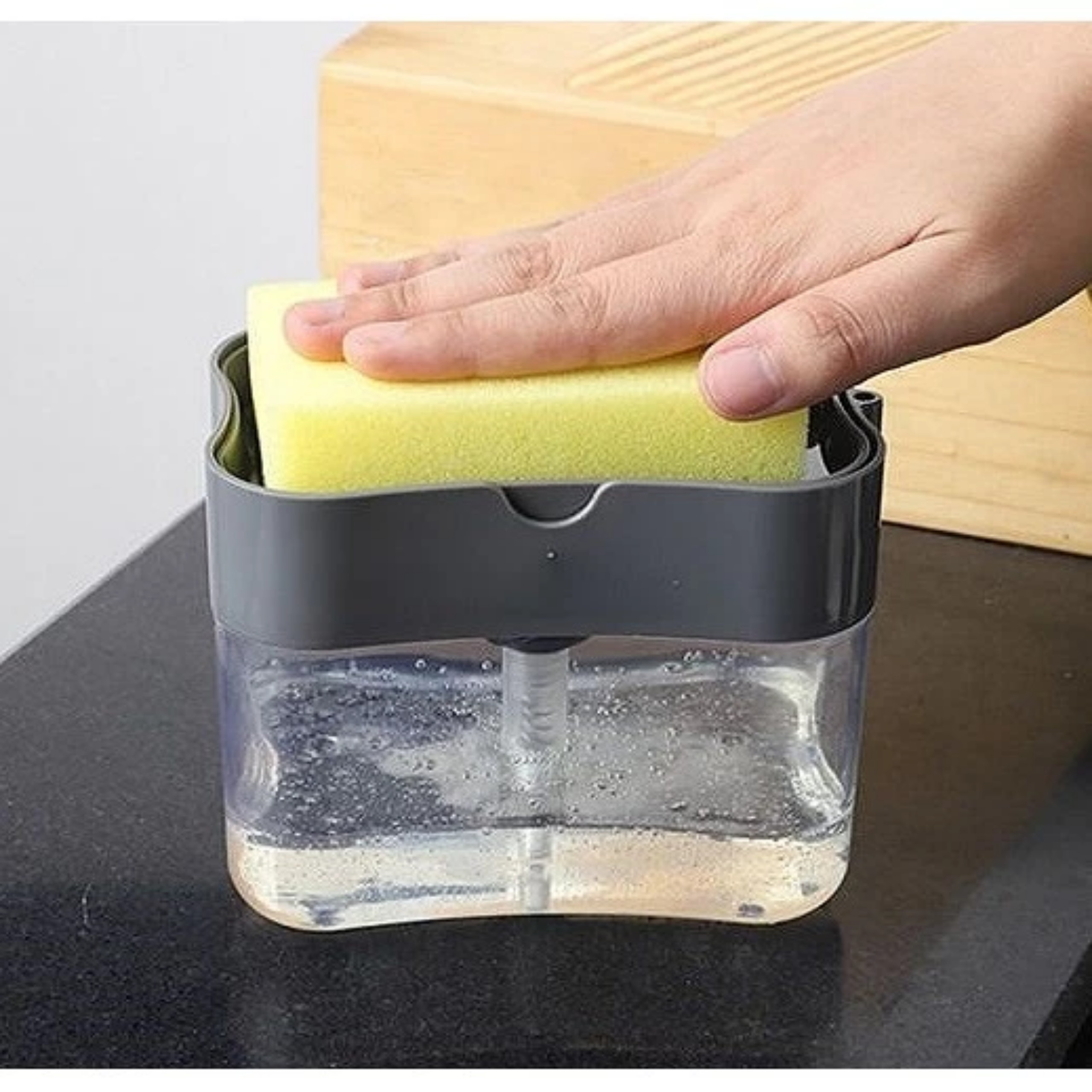 HỘP NHẤN XÀ BÔNG MIẾNG RỬA CHÉN