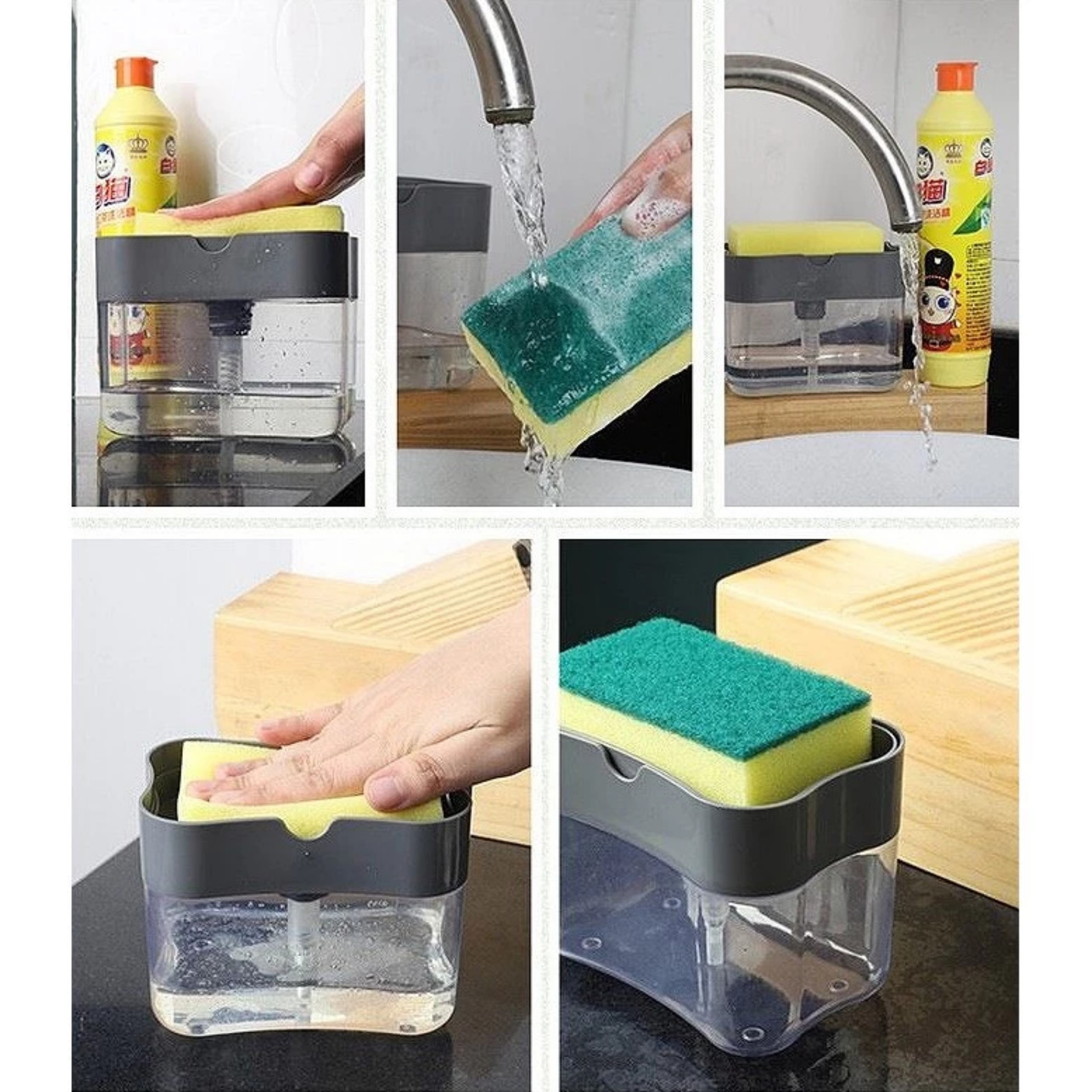 HỘP NHẤN XÀ BÔNG MIẾNG RỬA CHÉN