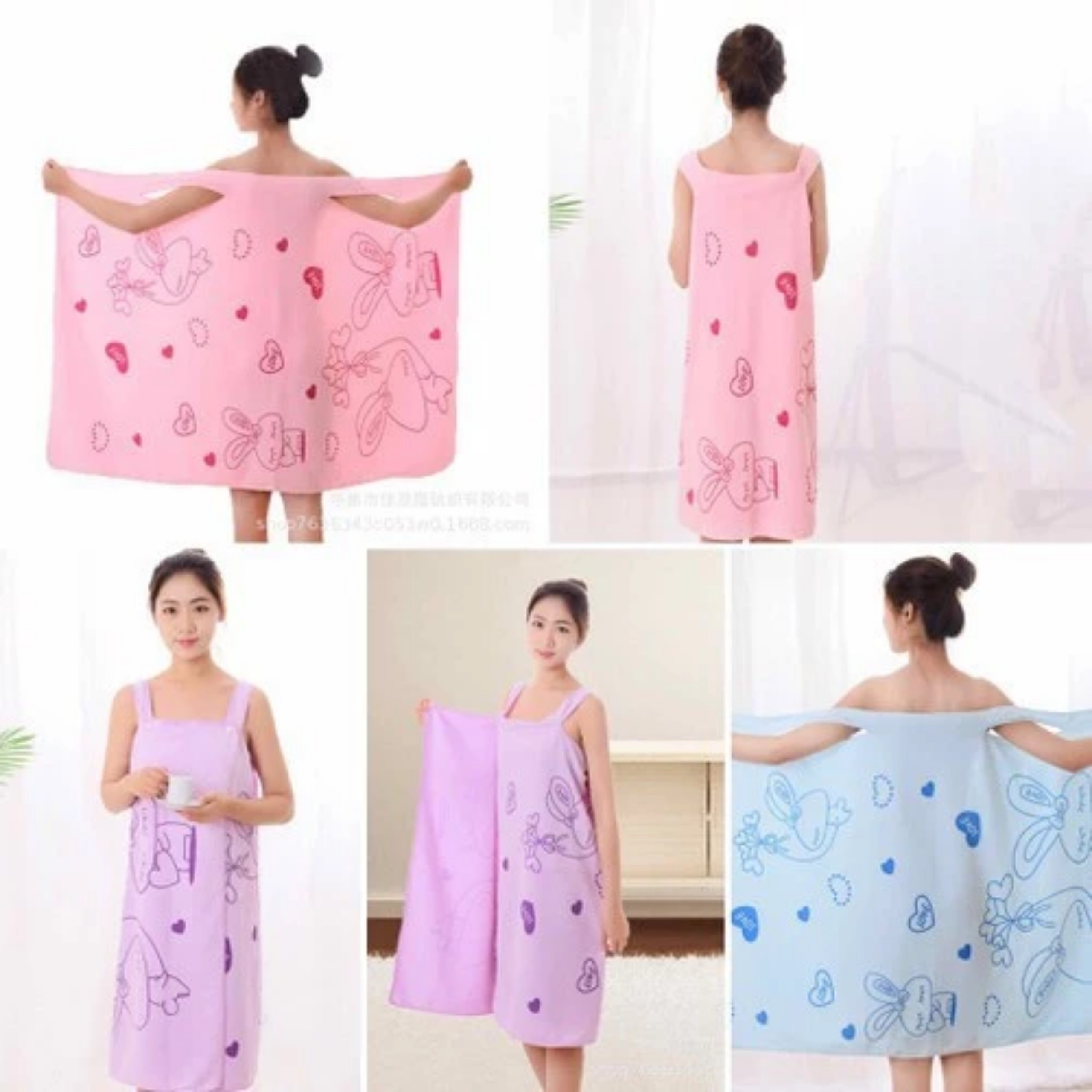 KHĂN TẮM ÁO CHOÀNG 2 IN 1 DỄ THƯƠNG