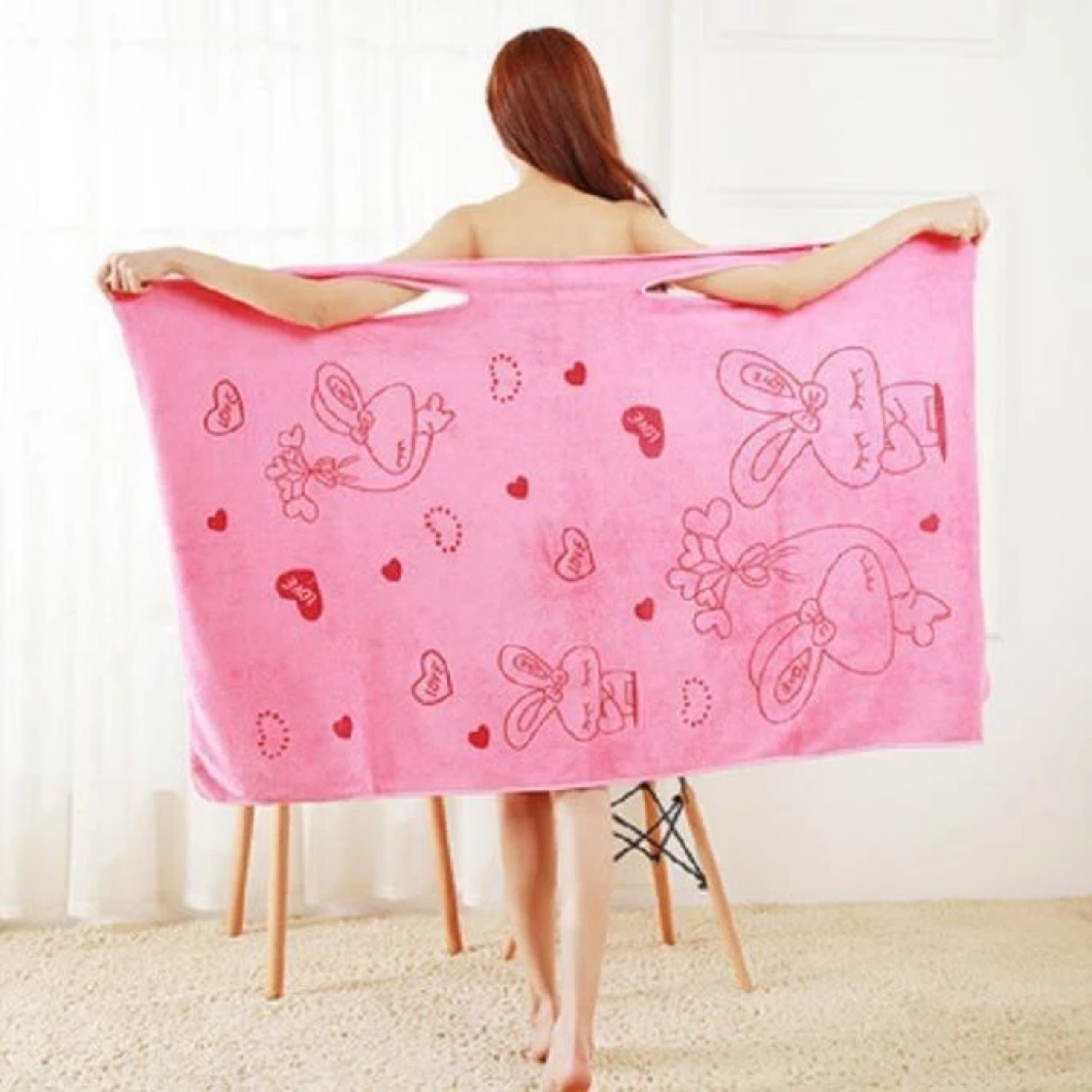 KHĂN TẮM ÁO CHOÀNG 2 IN 1 DỄ THƯƠNG