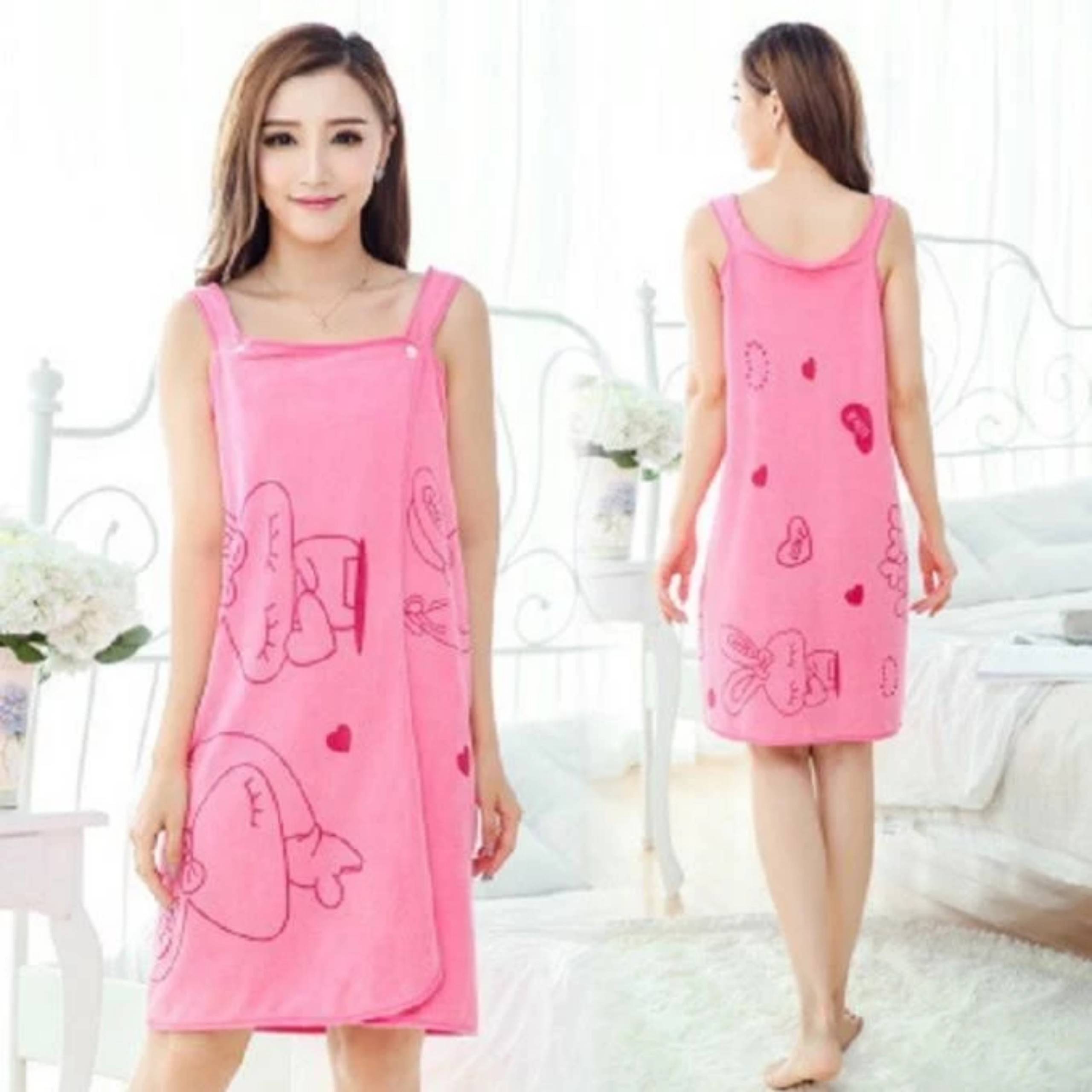 KHĂN TẮM ÁO CHOÀNG 2 IN 1 DỄ THƯƠNG