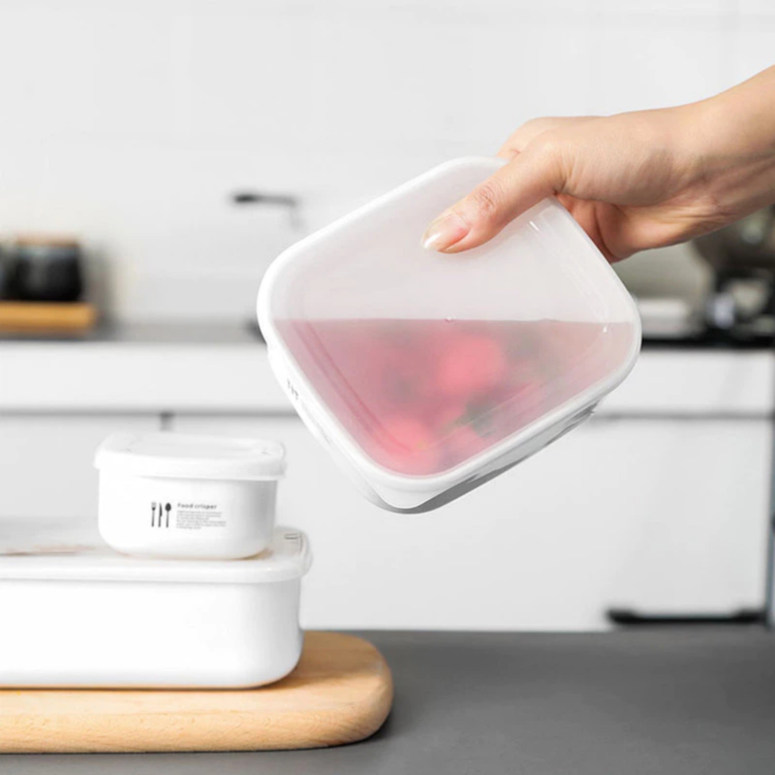 HỘP ĐỰNG THỨC ĂN, ĐỒ TRONG TỦ LẠNH - LÒ VI SÓNG 1000ML