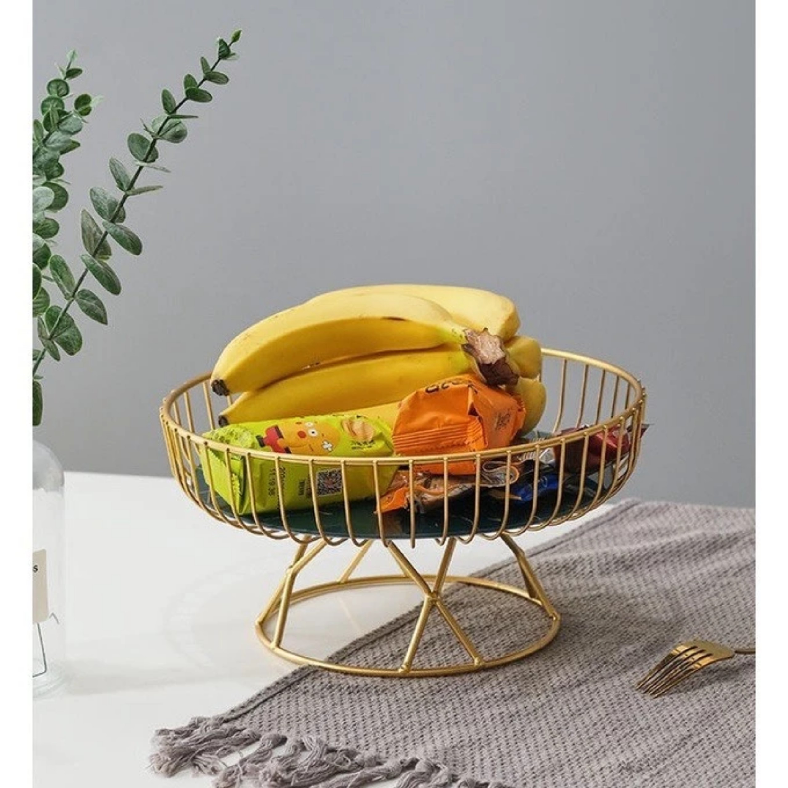 KHAY ĐỰNG TRÁI CÂY HÌNH TRÒN  23x12.5x17.5cm