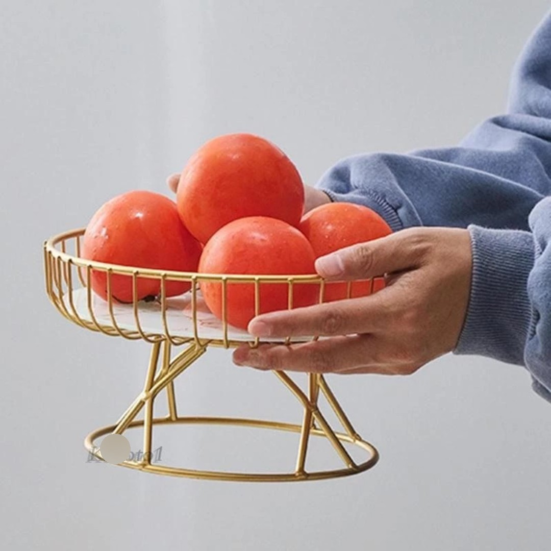 KHAY ĐỰNG TRÁI CÂY HÌNH TRÒN  23x12.5x17.5cm