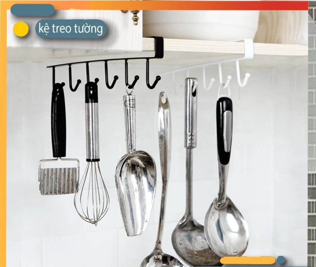 THANH 5 MÓC TREO NGƯỢC ĐỂ ĐỒ