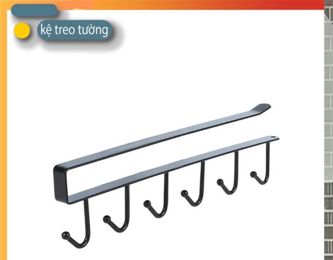 THANH 5 MÓC TREO NGƯỢC ĐỂ ĐỒ