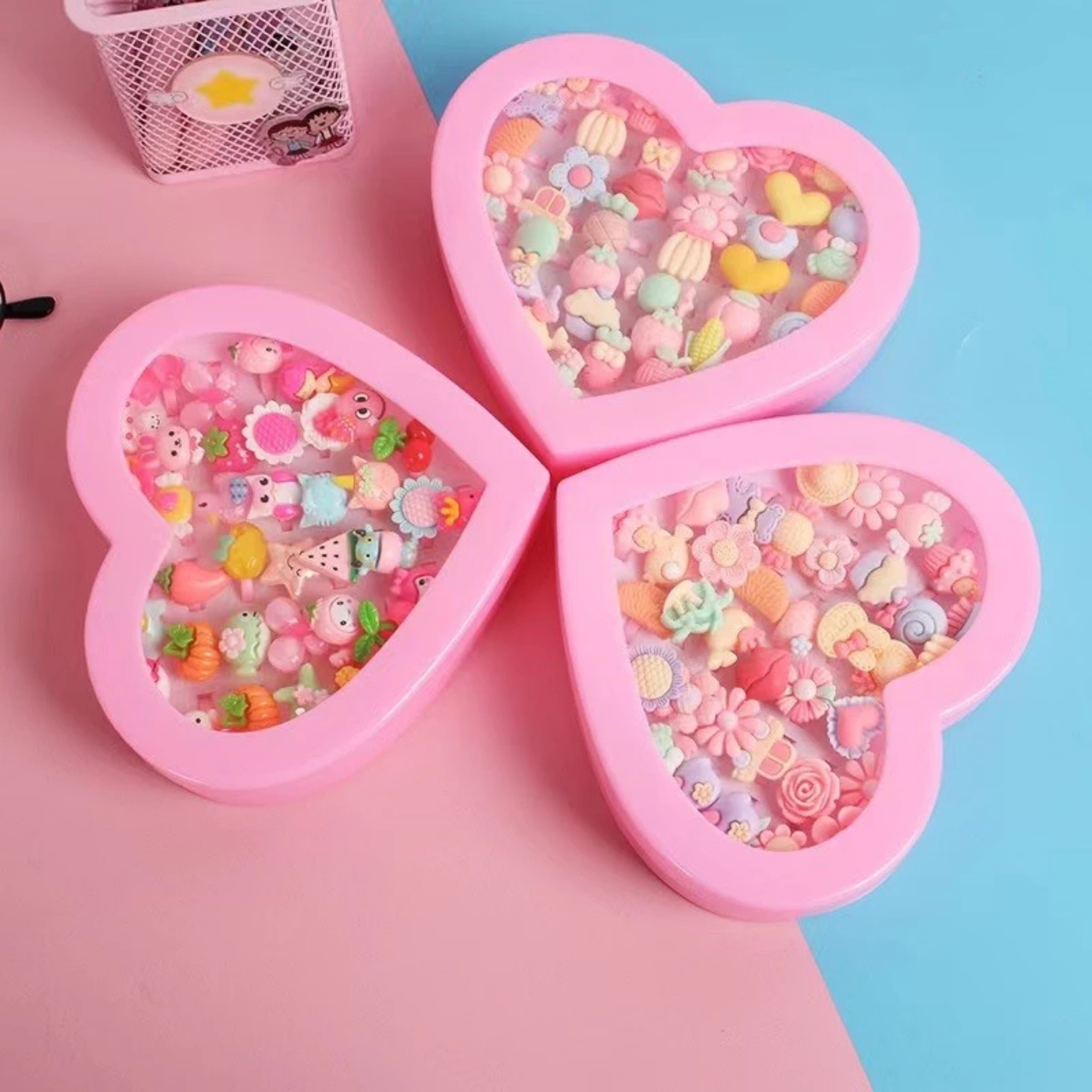 HỘP 50 NHẪN CHO BÉ GÁI