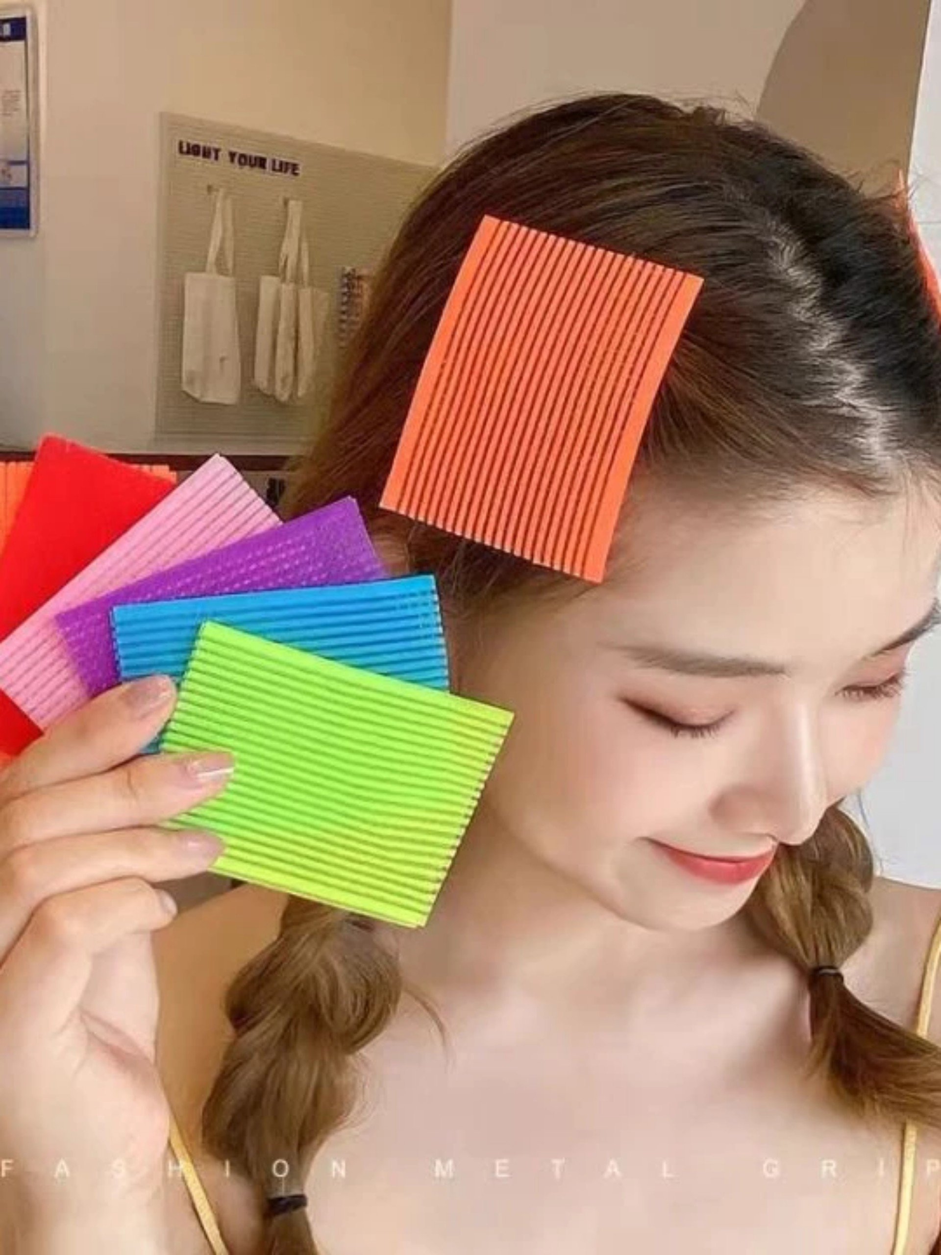 SET 10 MIẾNG DÁN TÓC MÁI CỐ ĐỊNH