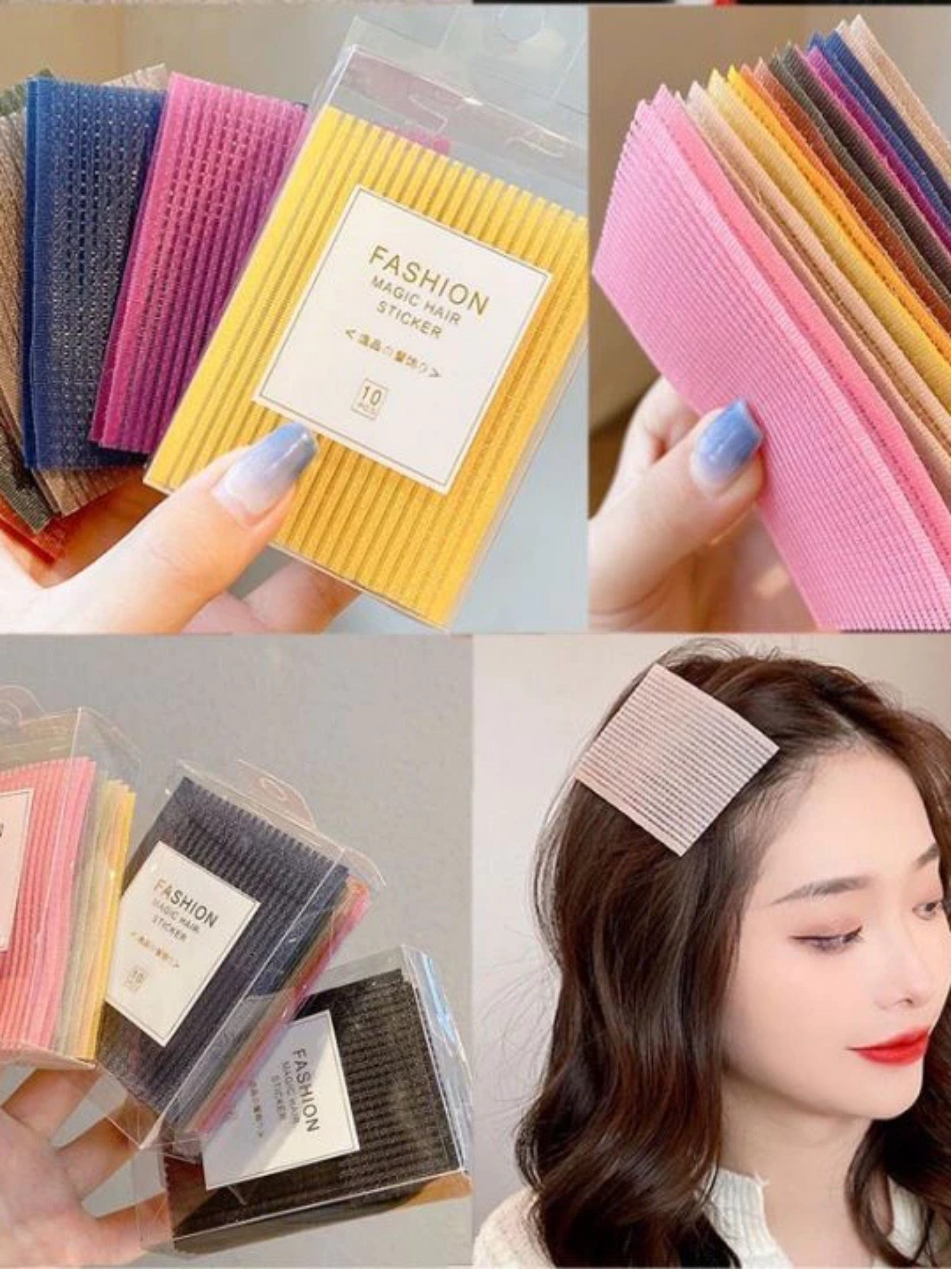 SET 10 MIẾNG DÁN TÓC MÁI CỐ ĐỊNH