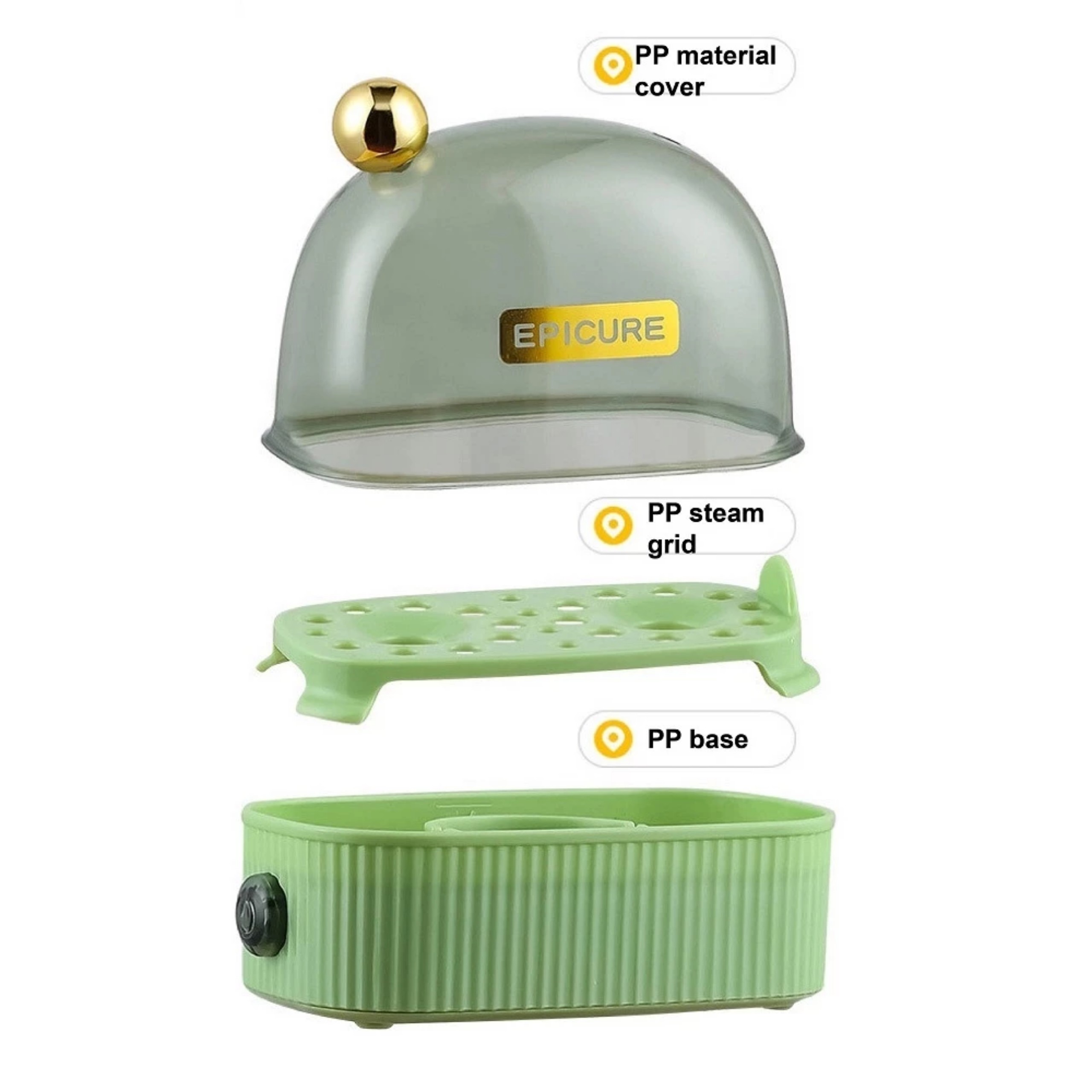 MÁY HẤP TRỨNG MINI, MÁY LUỘC TRỨNG 2 QUẢ