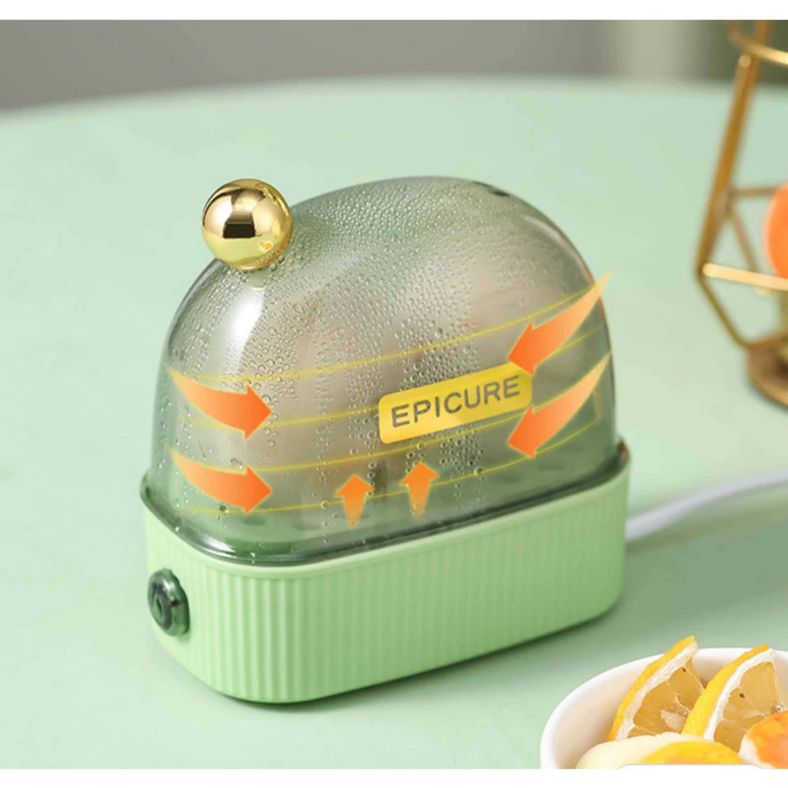 MÁY HẤP TRỨNG MINI, MÁY LUỘC TRỨNG 2 QUẢ