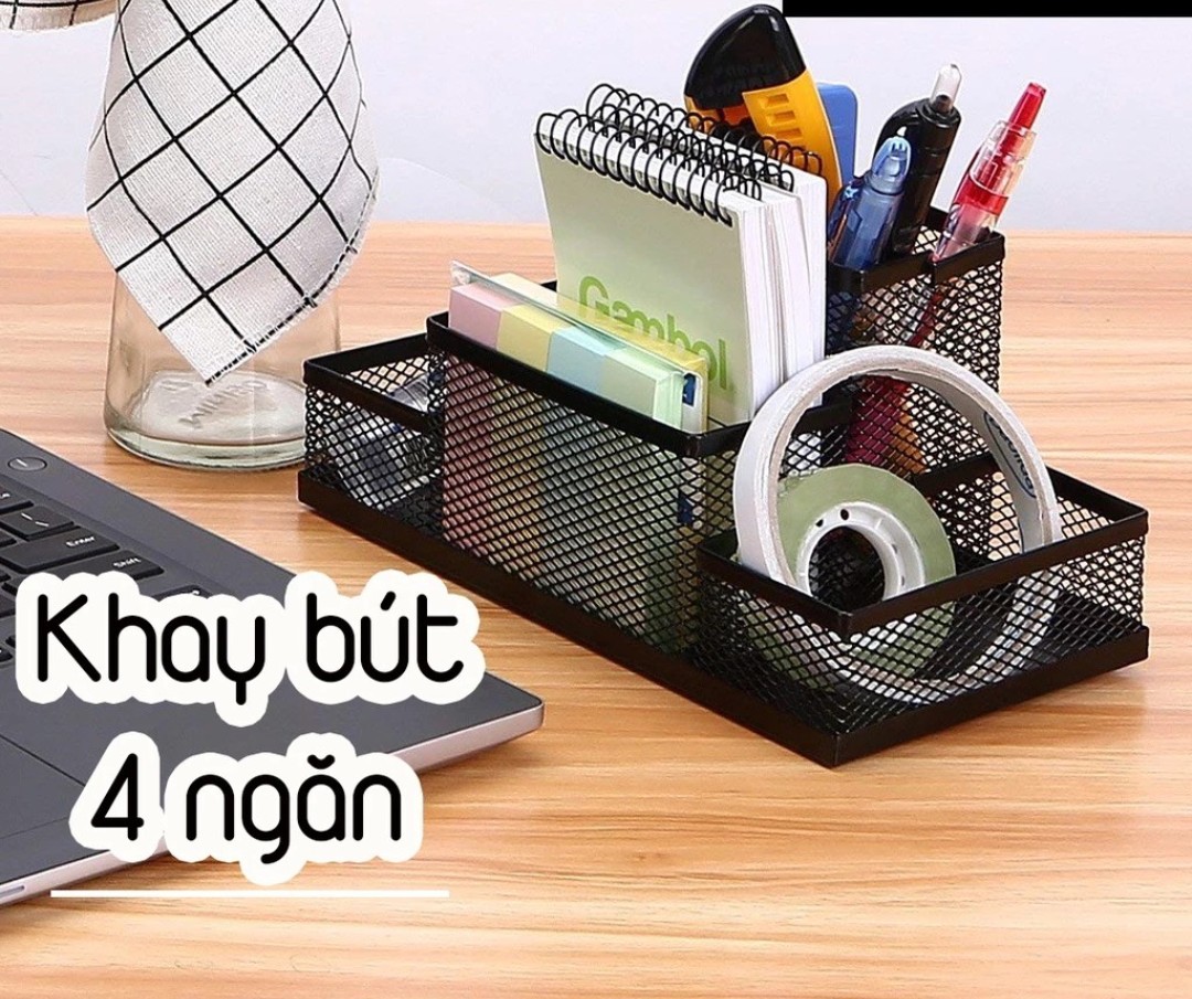 KHAY CẮM BÚT 4 NGĂN