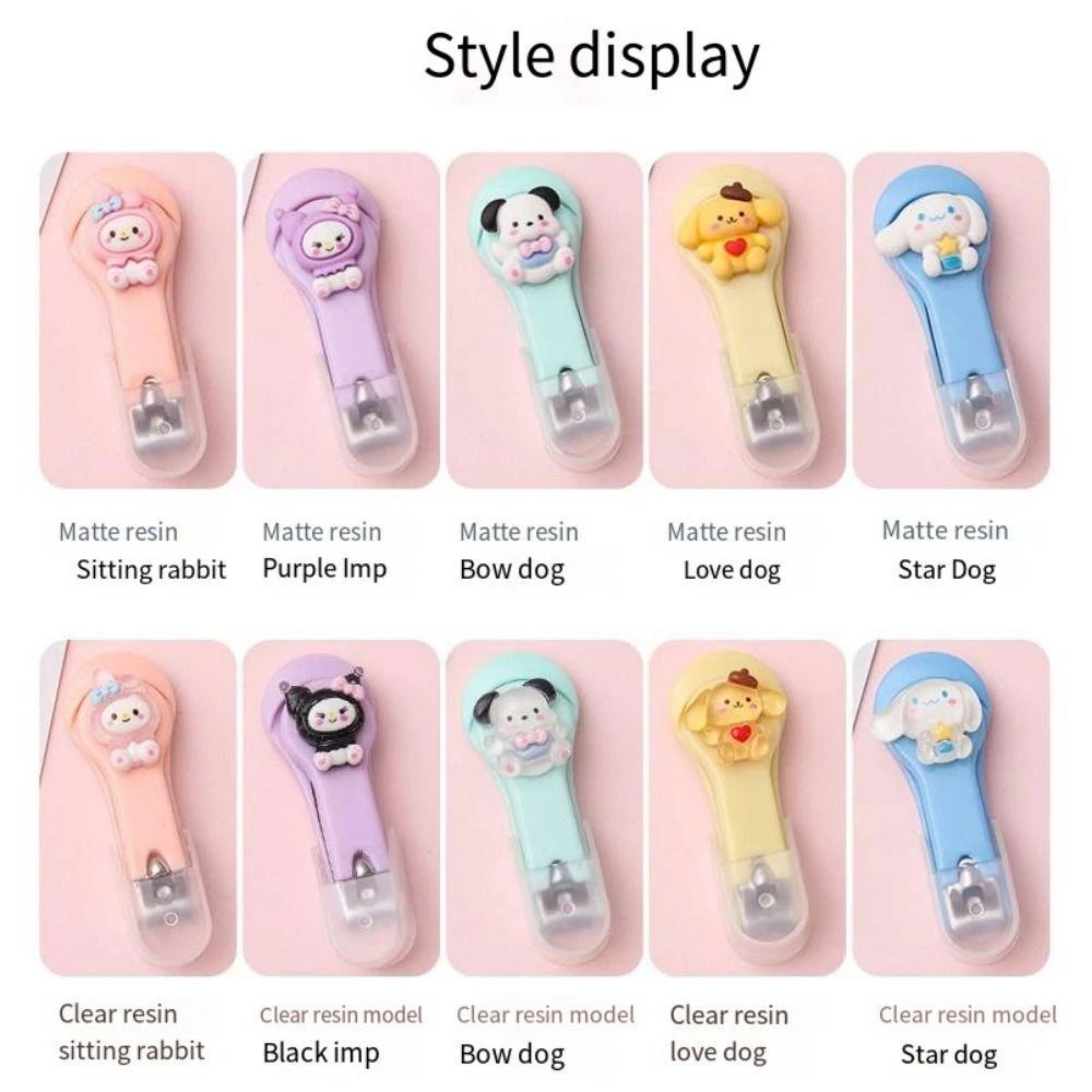 SET 2 BẤM MÓNG TAY HOẠT HÌNH