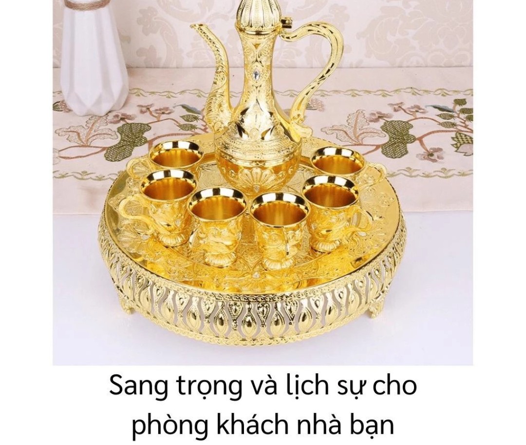 BỘ KHAY BÌNH KÈM 6 LY