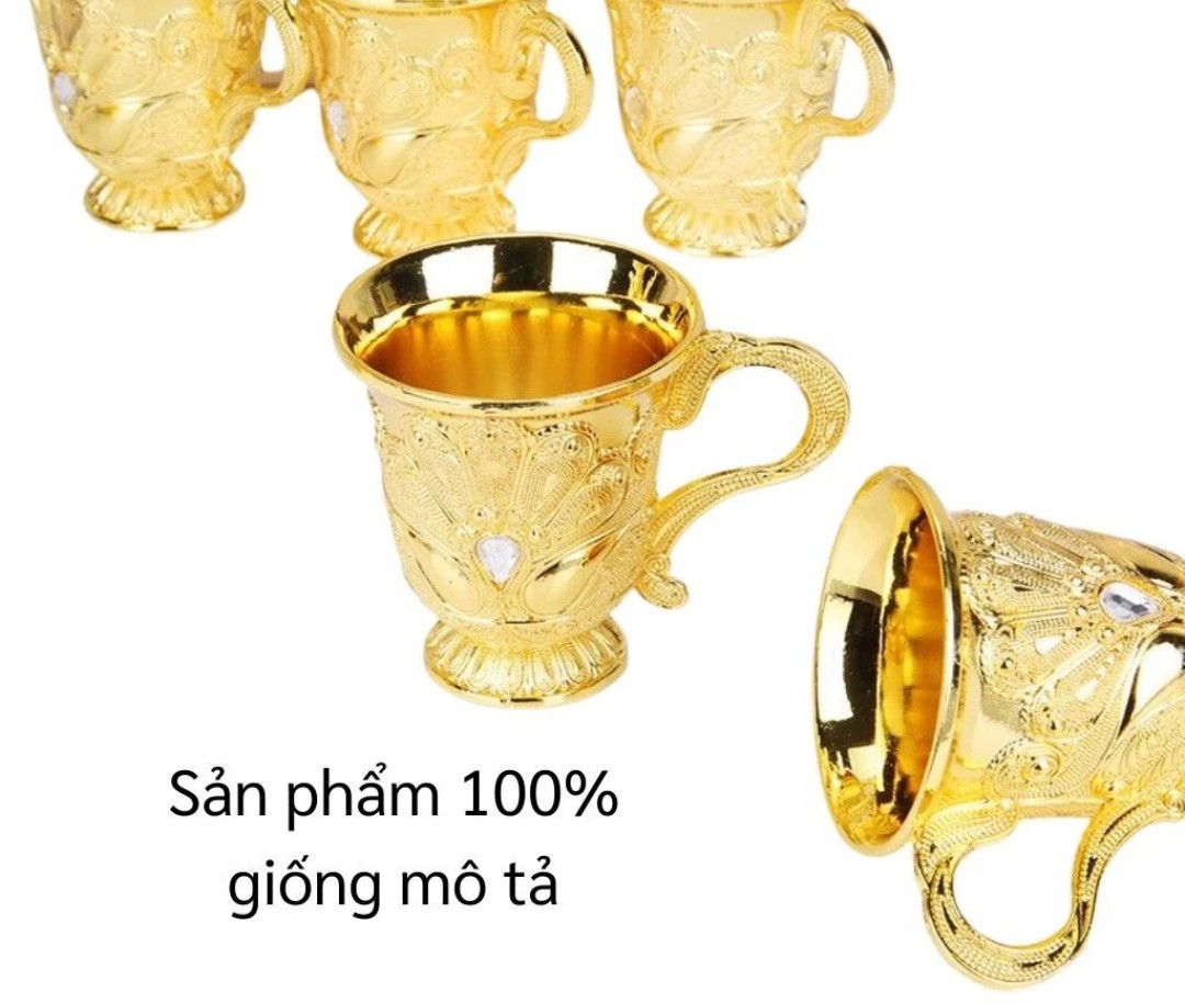 BỘ KHAY BÌNH KÈM 6 LY