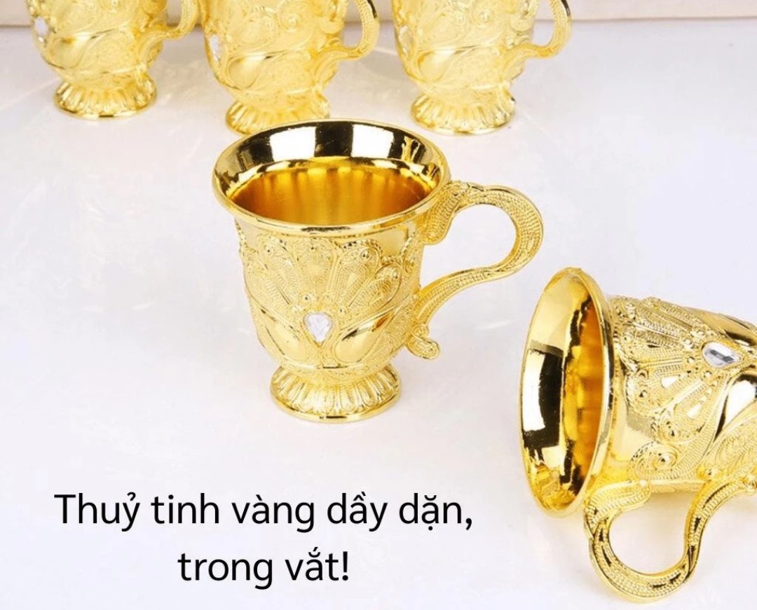 BỘ KHAY BÌNH KÈM 6 LY