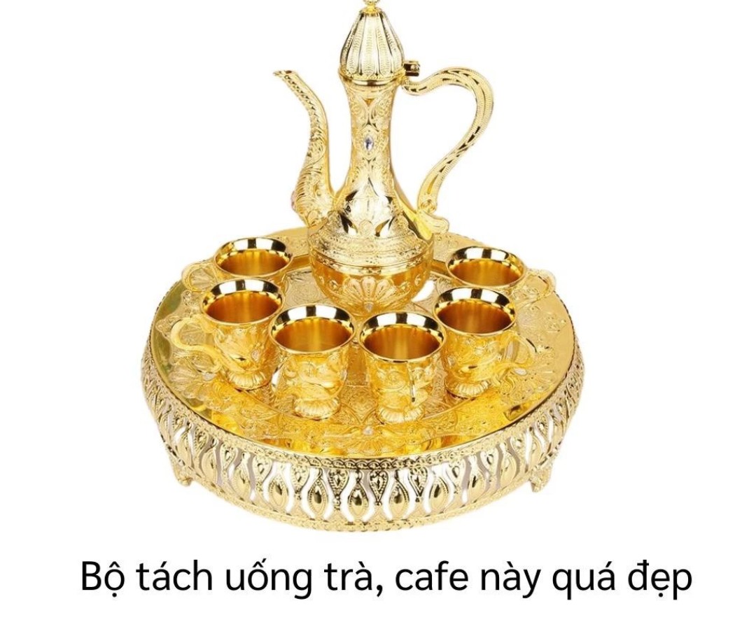 BỘ KHAY BÌNH KÈM 6 LY