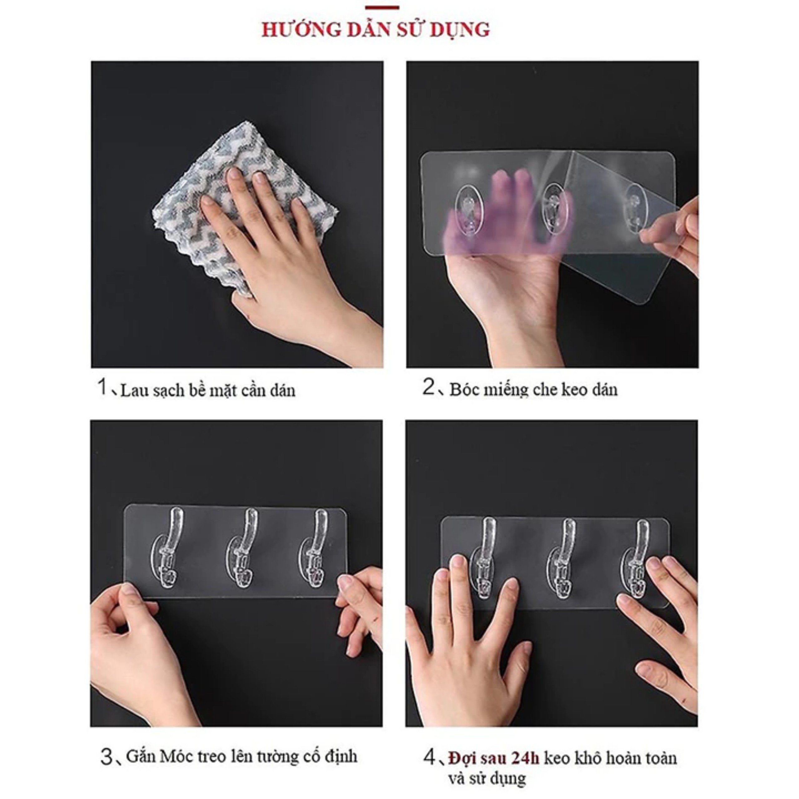 THANH TREO ĐỒ 6 MÓC CHỊU LỰC TIỆN LỢI