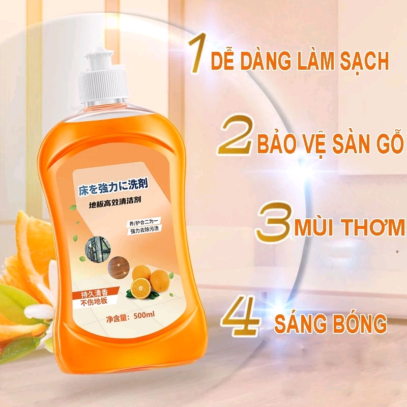 NƯỚC LAU SÀN HƯƠNG CAM 500ML