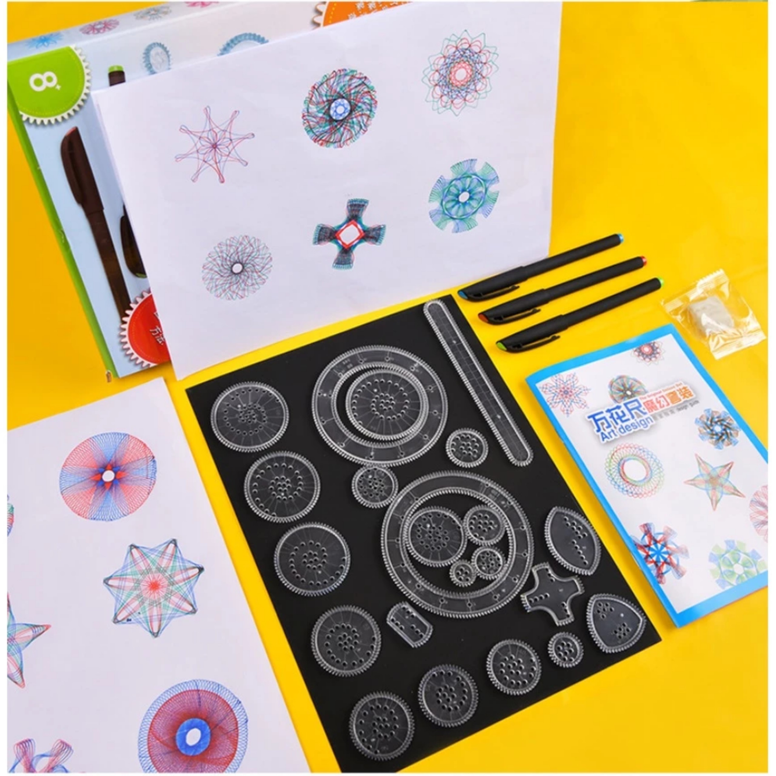 BỘ 18 THƯỚC MA THUẬT VẼ HOA CHO BÉ TẬP PHÁT TRIỂN