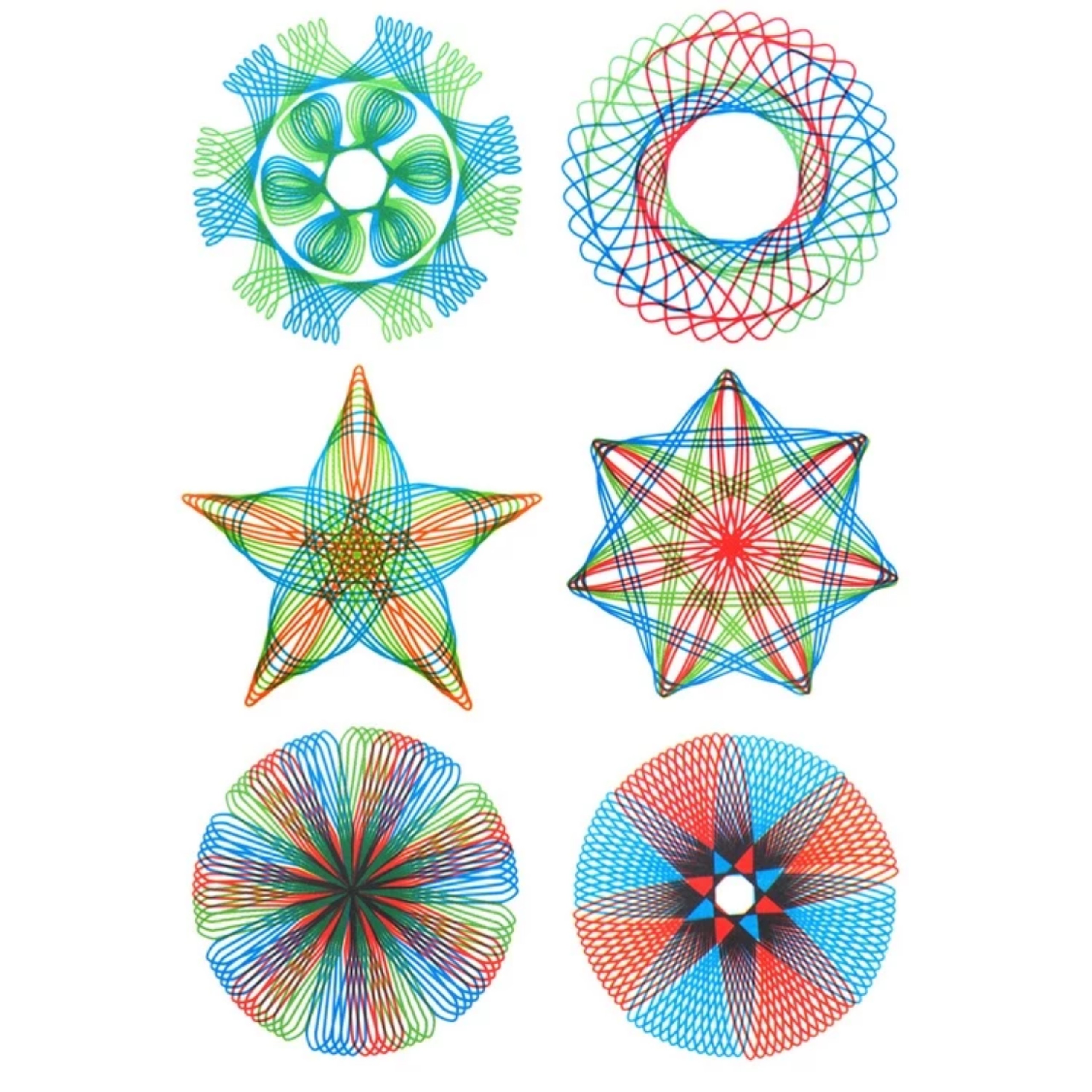 BỘ 18 THƯỚC MA THUẬT VẼ HOA CHO BÉ TẬP PHÁT TRIỂN