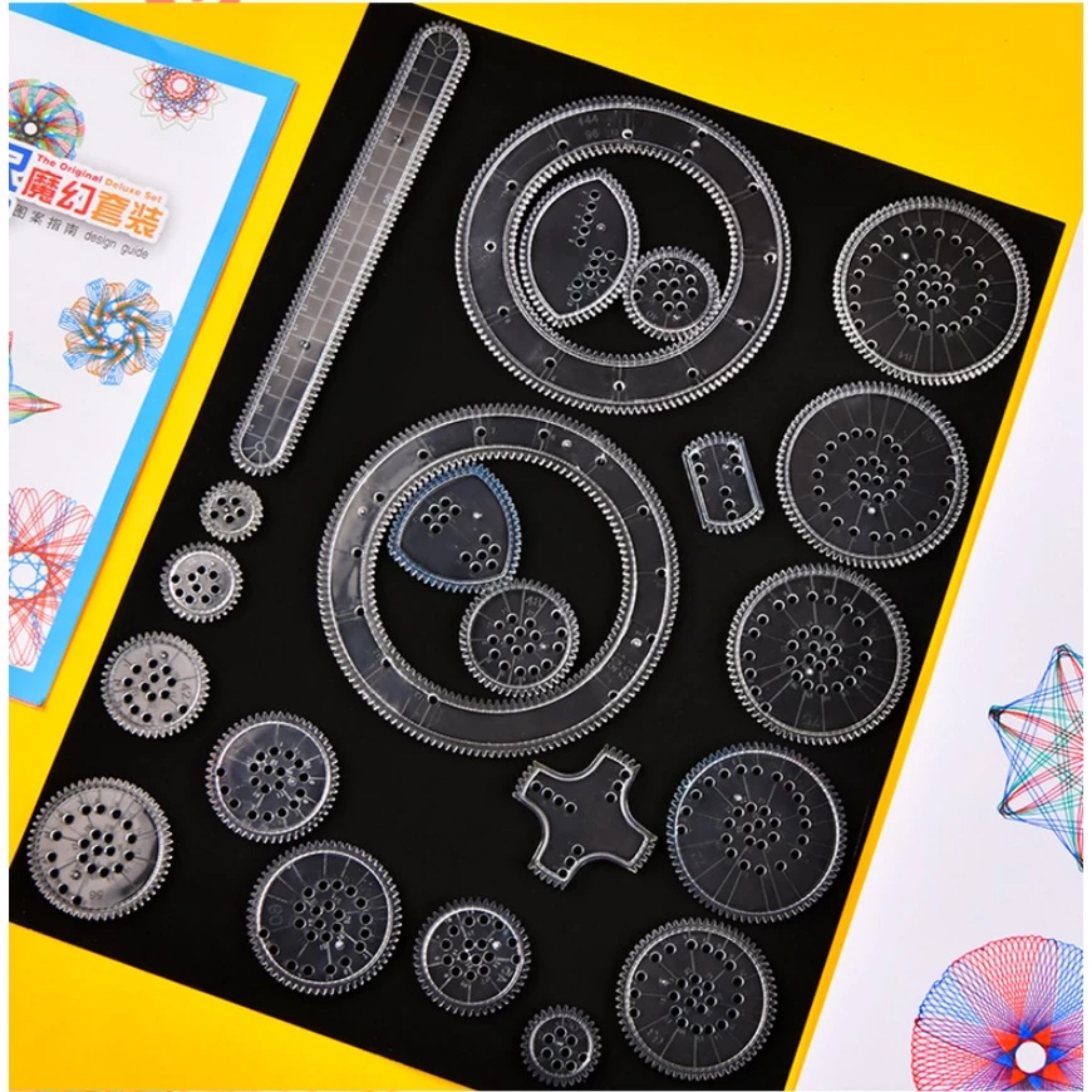 BỘ 18 THƯỚC MA THUẬT VẼ HOA CHO BÉ TẬP PHÁT TRIỂN