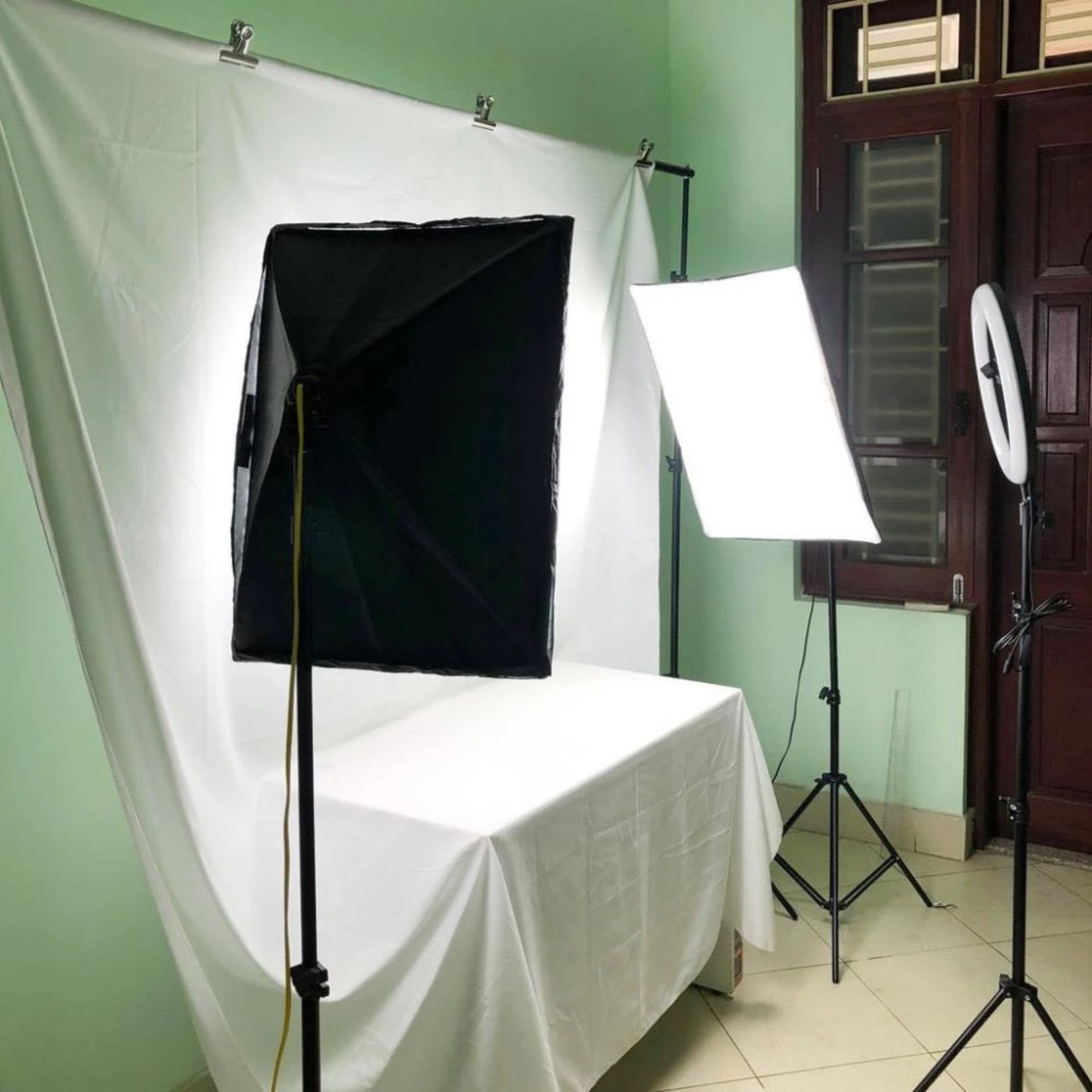 BỘ ĐÈN STUDIO CHỤP ẢNH QUAY PHIM CHUYÊN NGHIỆP