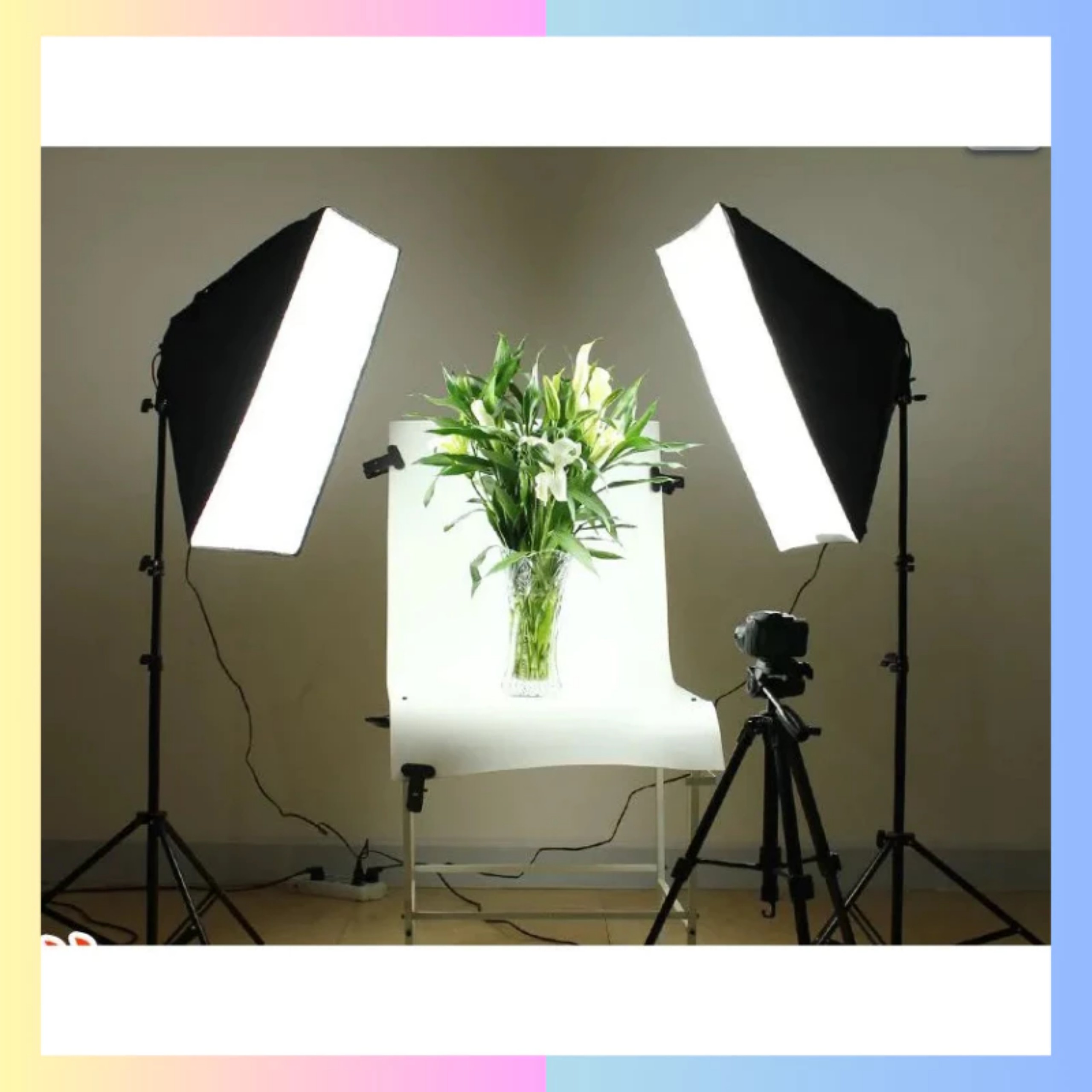 BỘ ĐÈN STUDIO CHỤP ẢNH QUAY PHIM CHUYÊN NGHIỆP