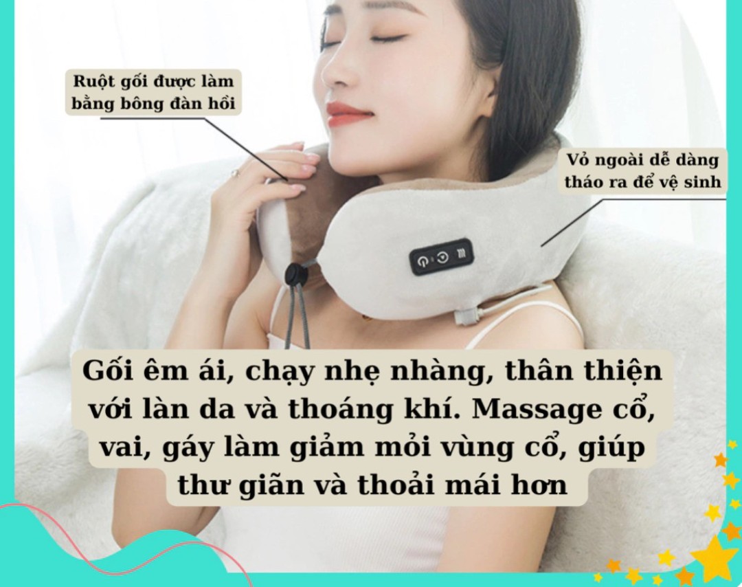 GỐI MASSAGE CỔ