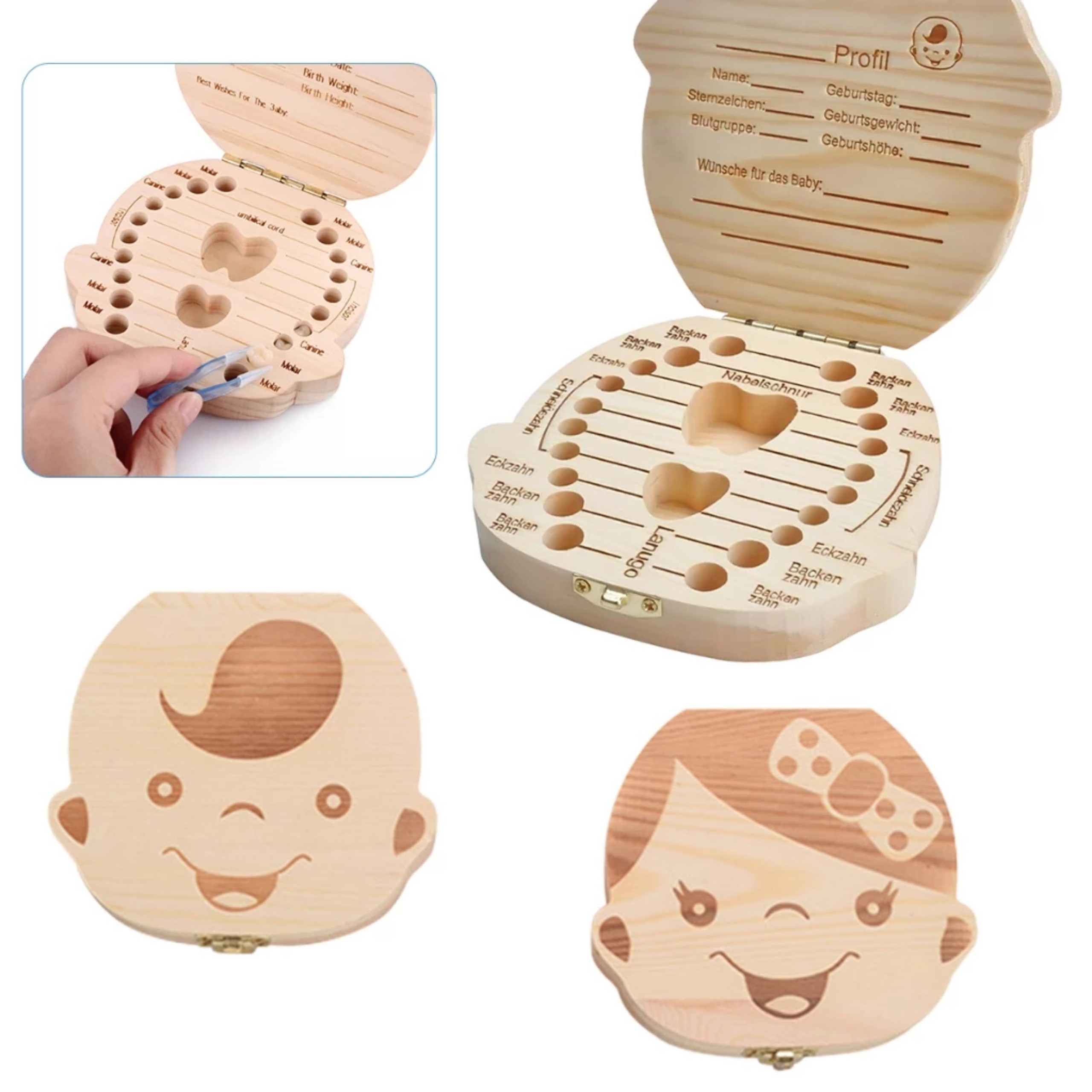 HỘP ĐỰNG RĂNG SỮA