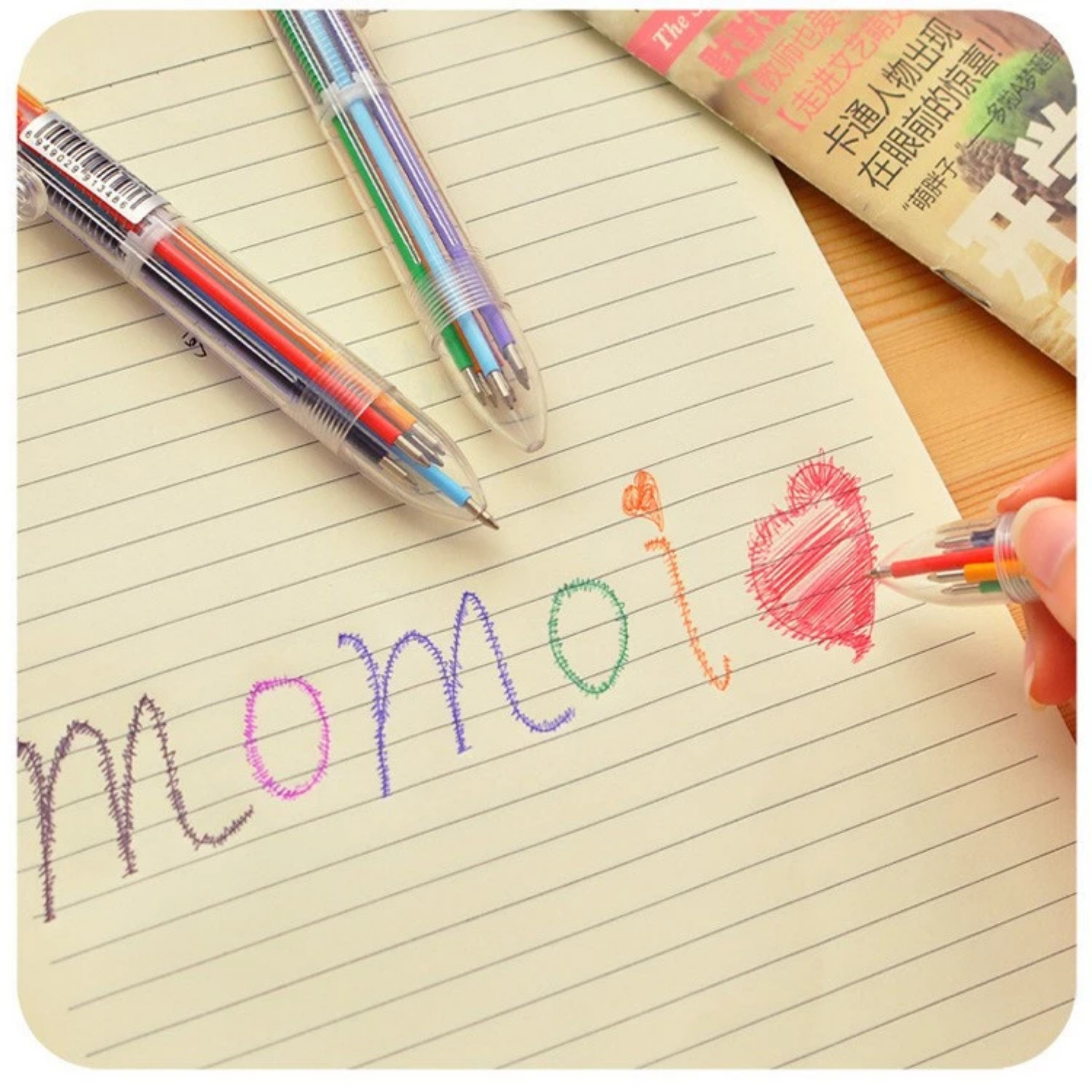 SET 5 BÚT BI 6 MÀU