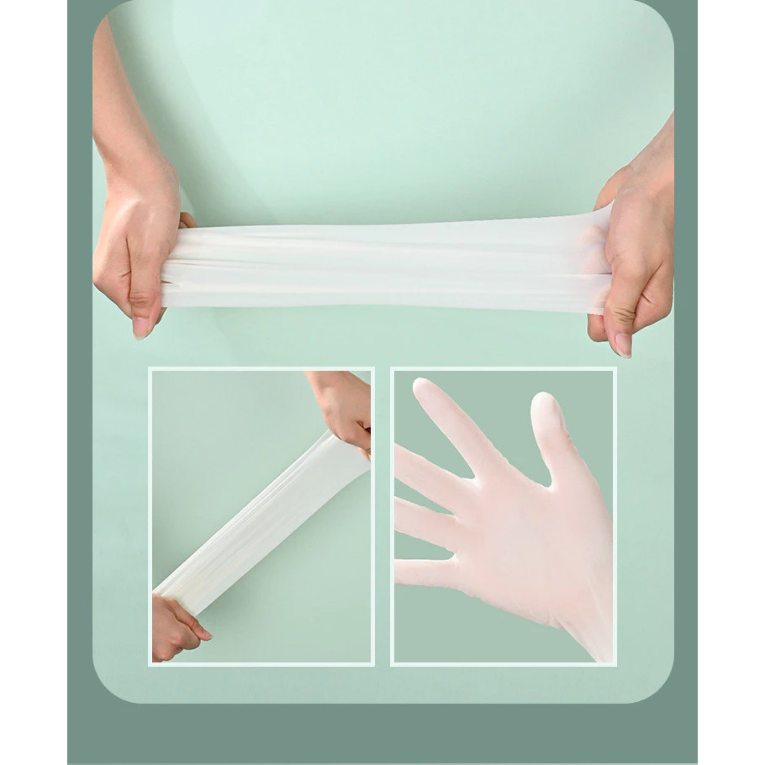 HỘP 30 GĂNG TAY CAO SU