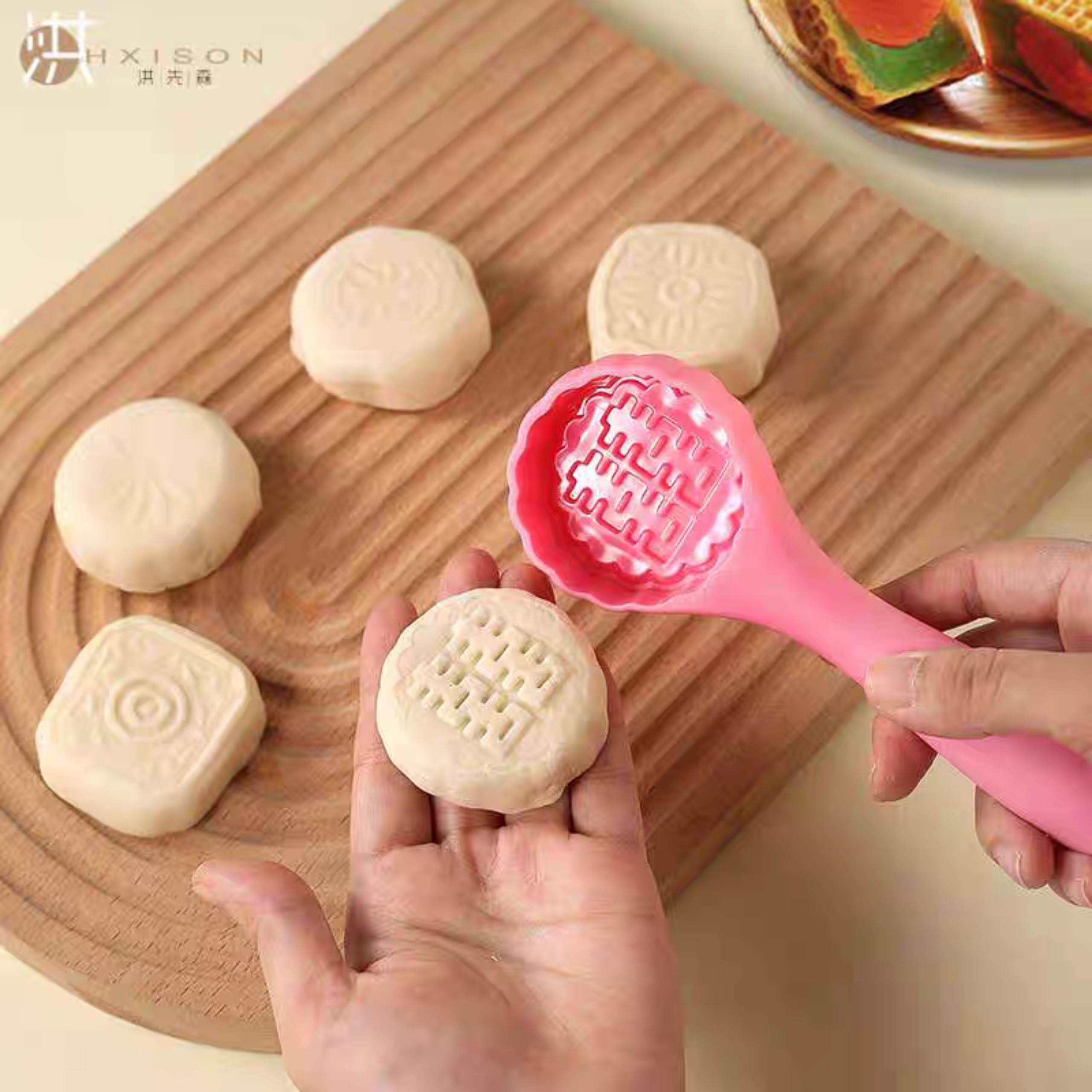 BỘ 5 KHUÔN LÀM BÁNH TRUNG THU