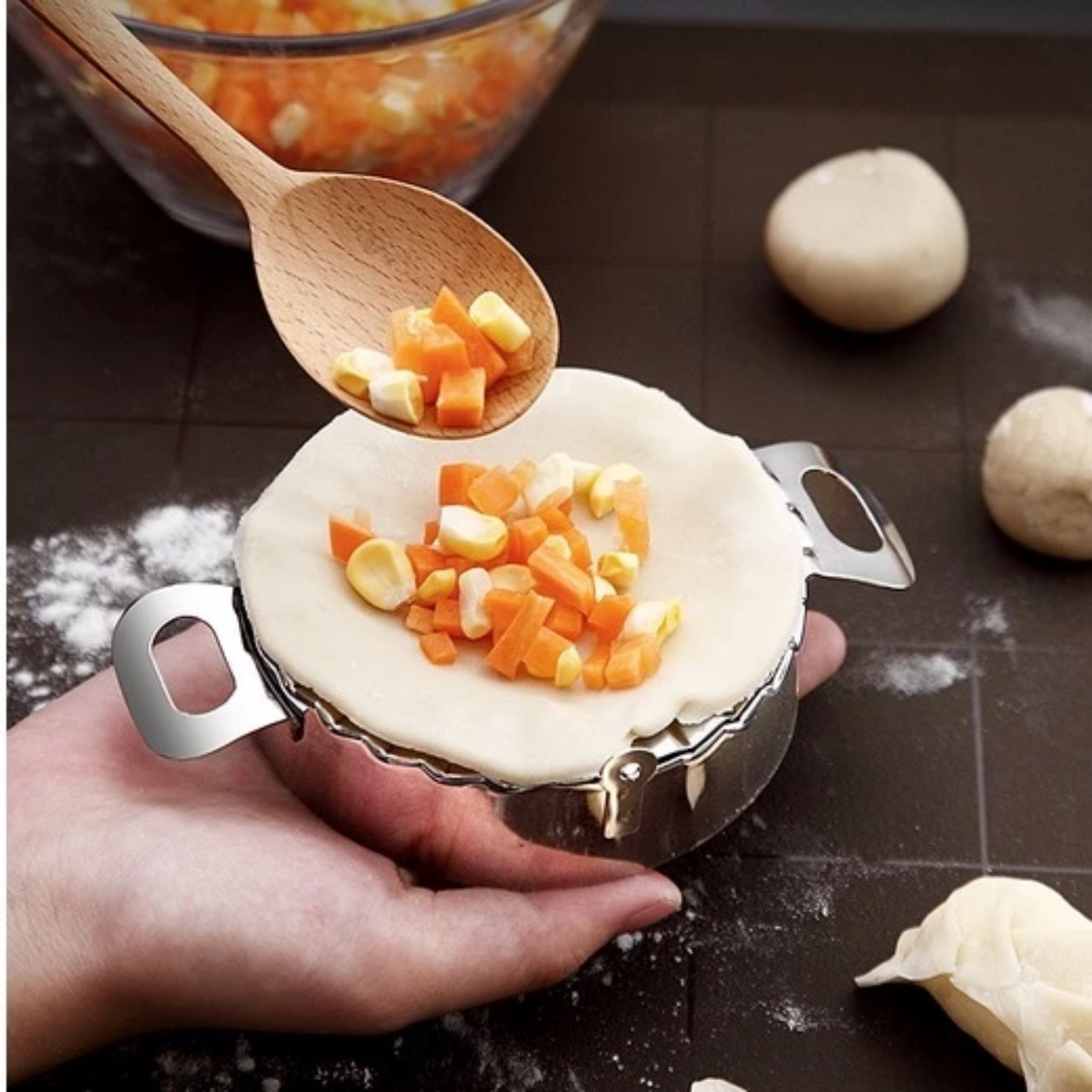 DỤNG CỤ LÀM BÁNH XẾP INOX